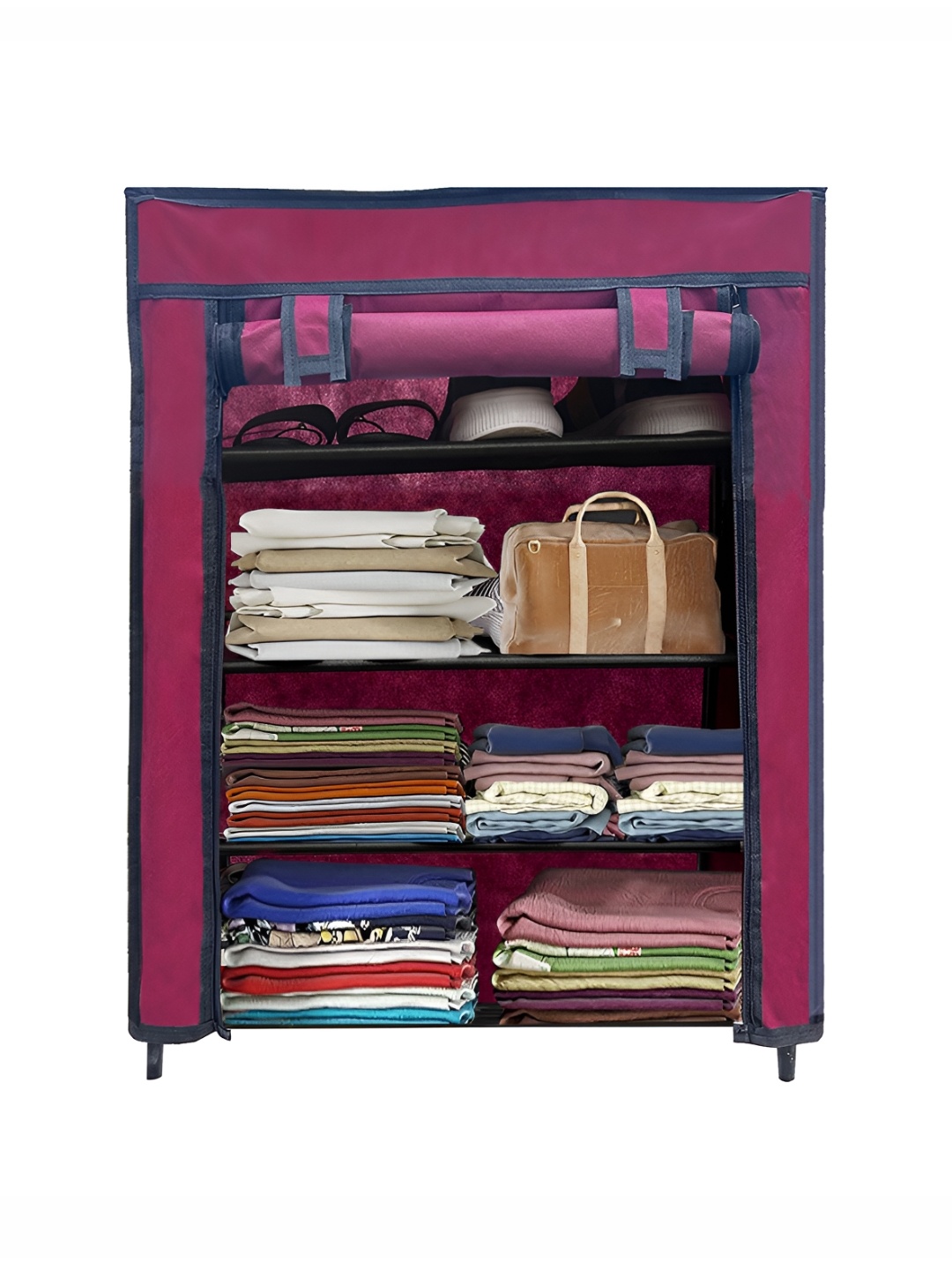 

Rmerchants Maroon Set of 1 Water Resistant Shoes Organiser Organisers