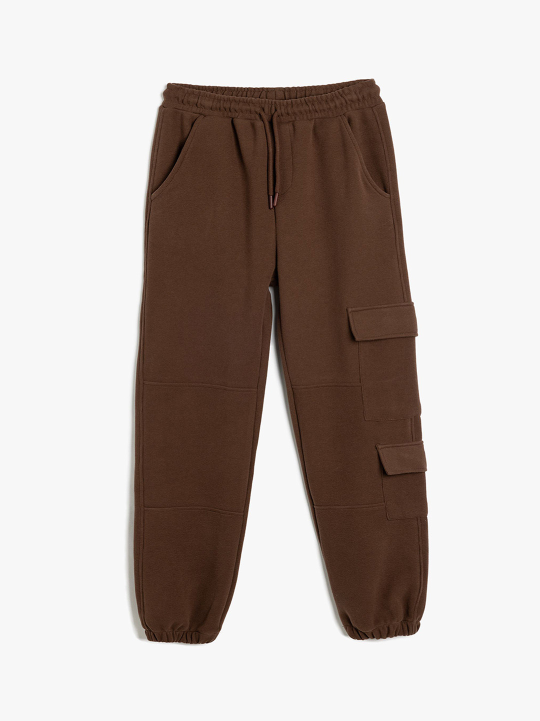 

Koton Boys Mid Rise Joggers, Brown
