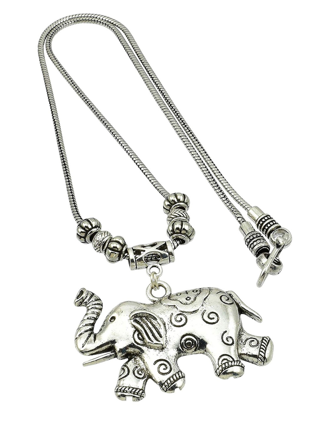 

HIGH TRENDZ Silver-Plated Handcrafted Necklace