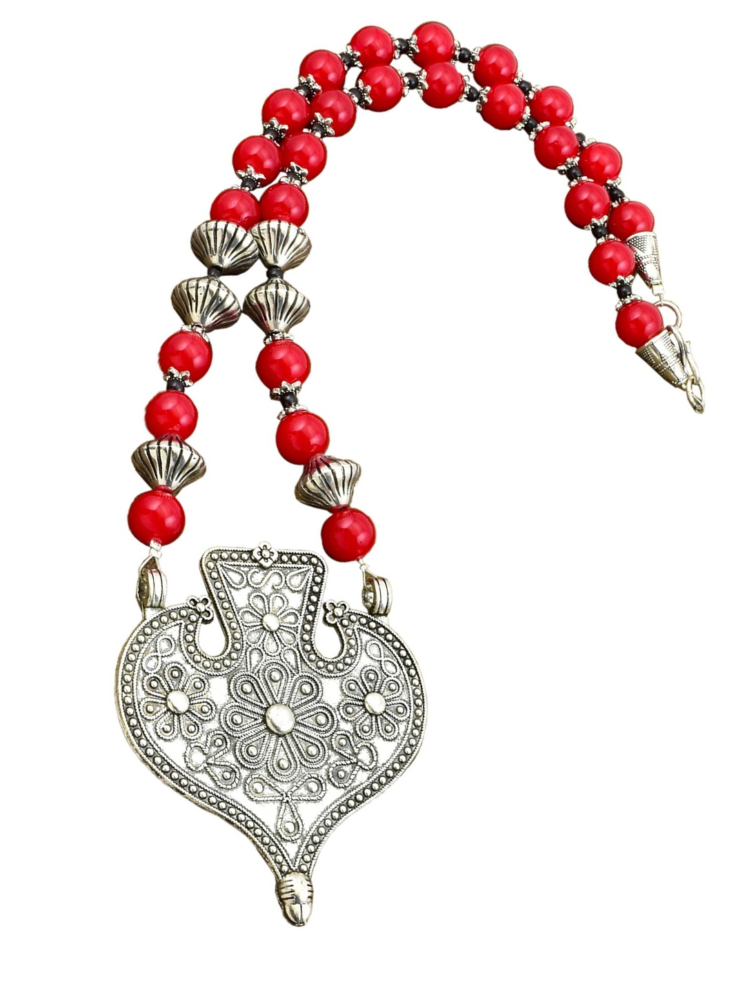 

HIGH TRENDZ Handcrafted Necklace, Red