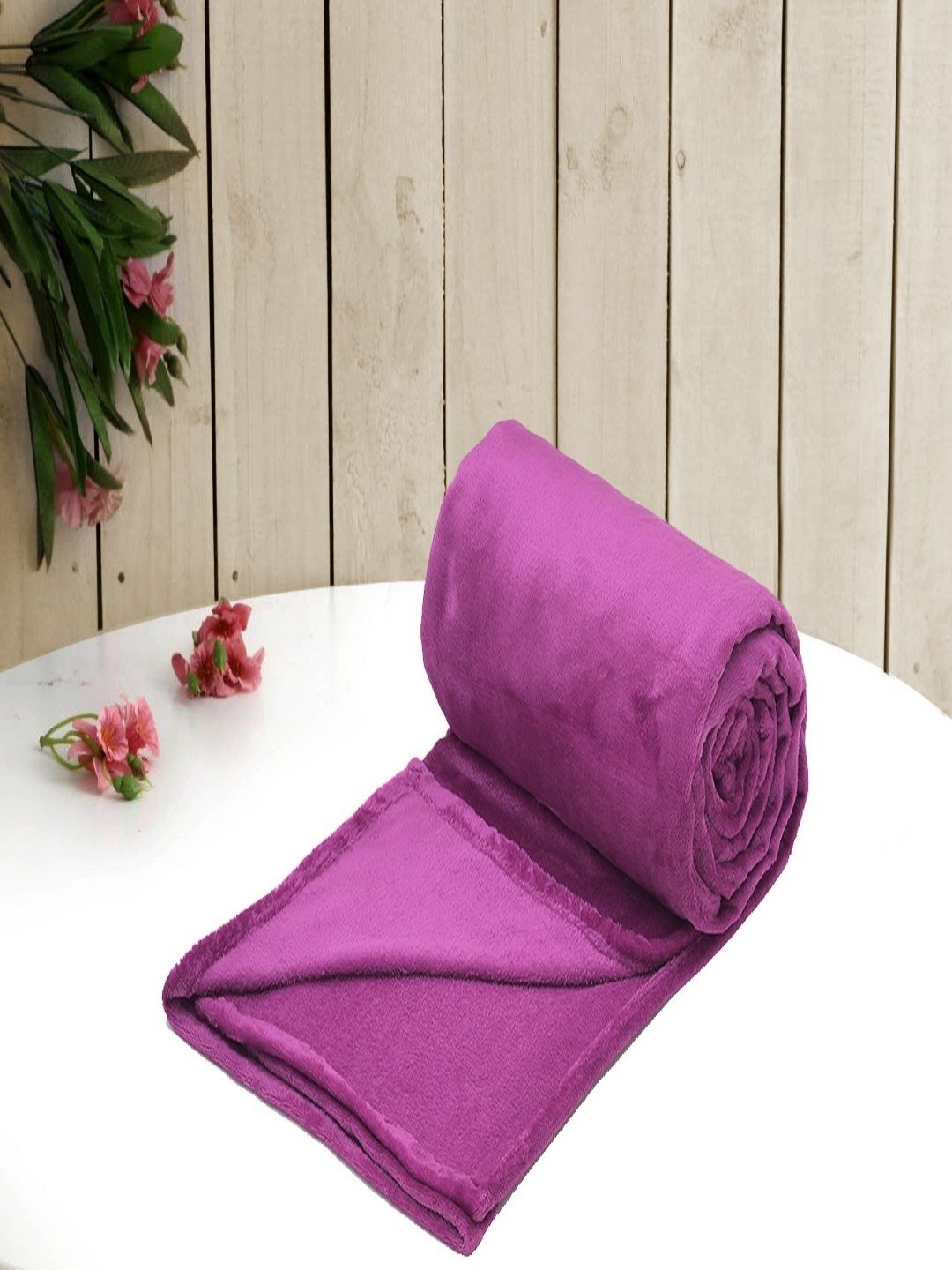 

Myntra Elegant Homes Purple Woollen Mild Winter 450 GSM Double Bed Dohar