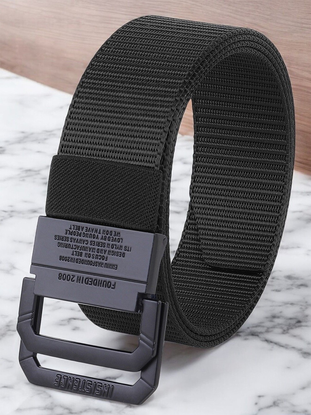 

glitchez Men Belt, Black