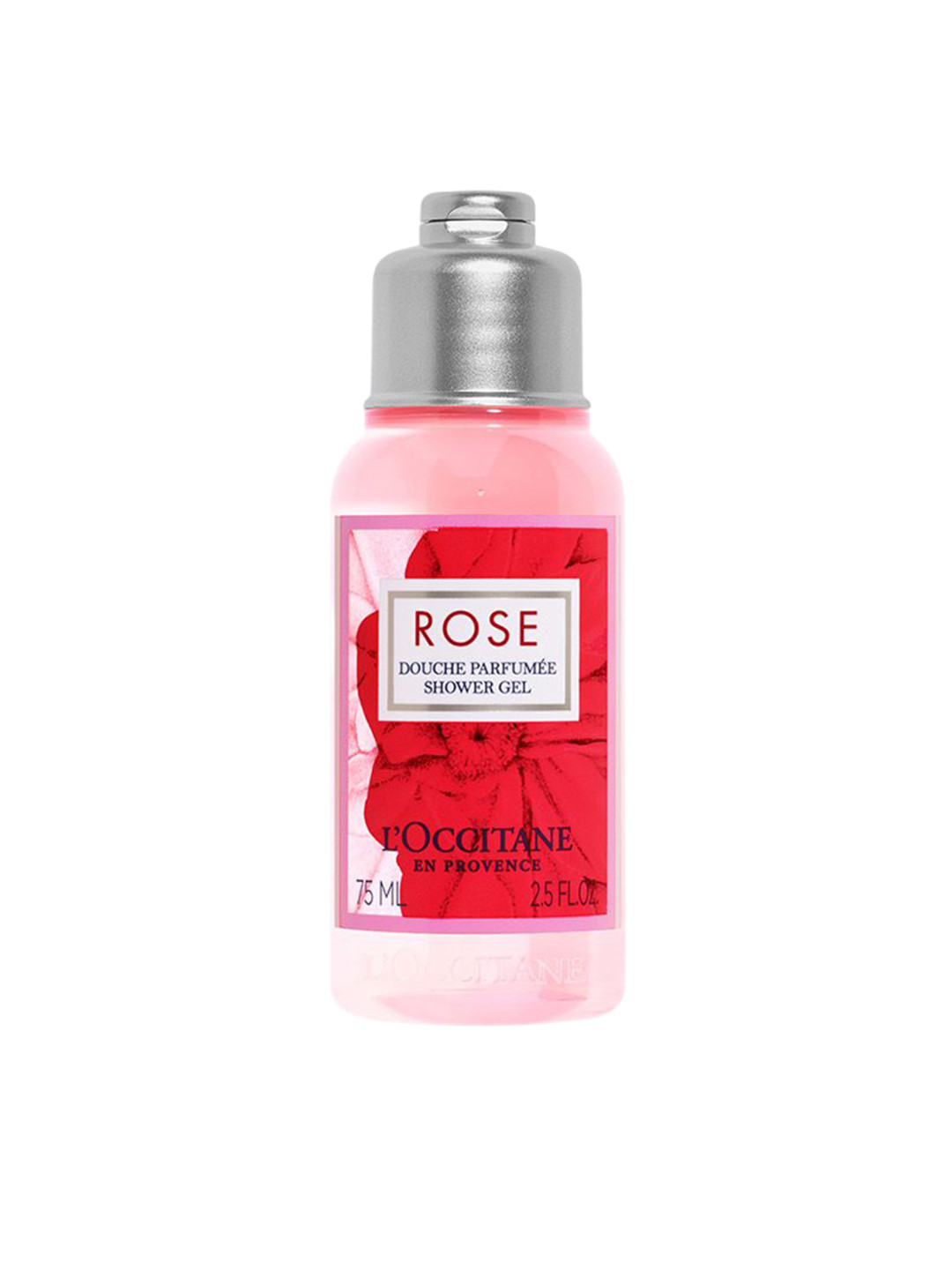

LOccitane en Provence Rose Shower Gel Cleanses Skin - 75 ml, Transparent