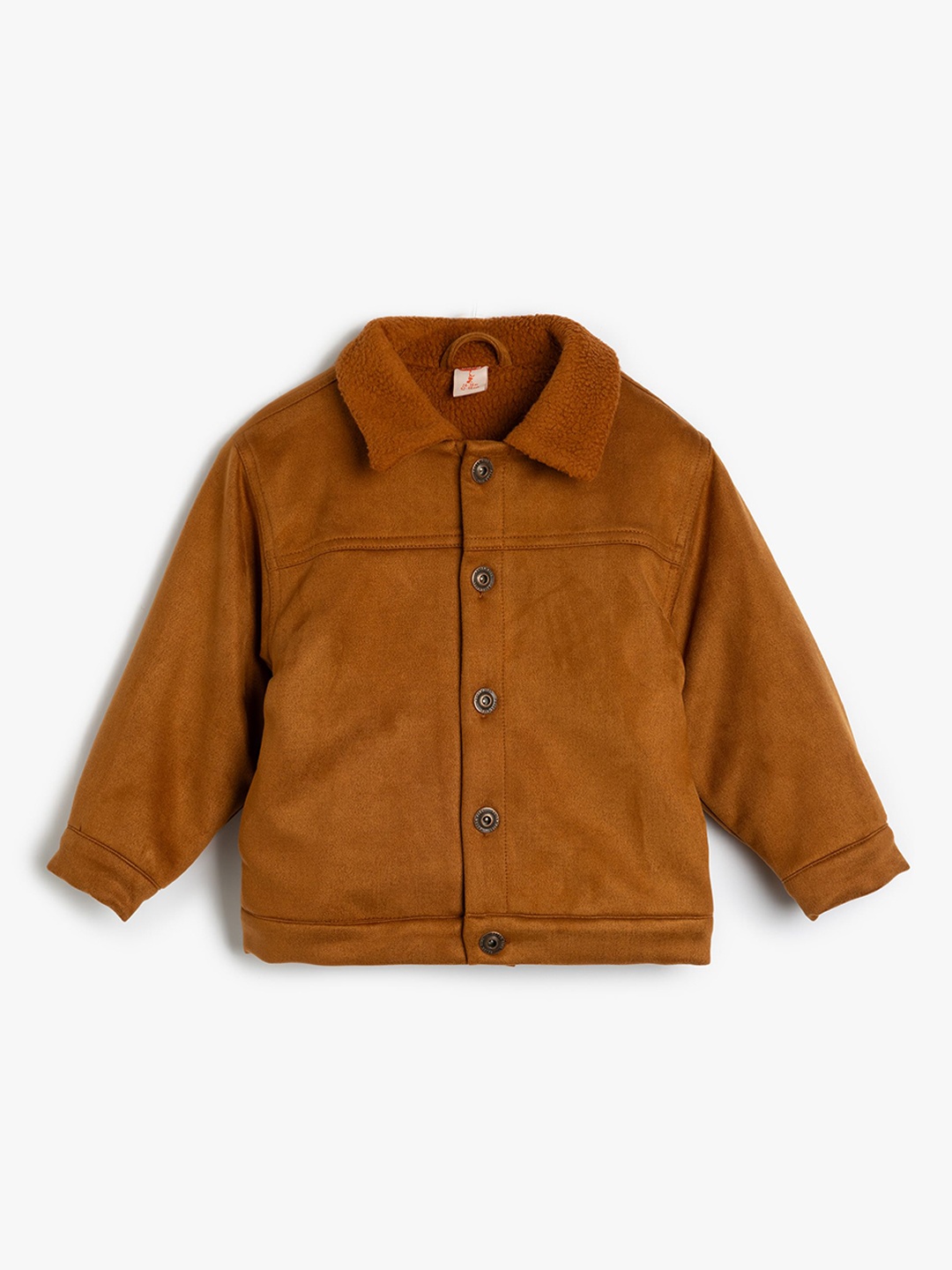 

Koton Boys Tailored Jacket with Embroidered, Brown