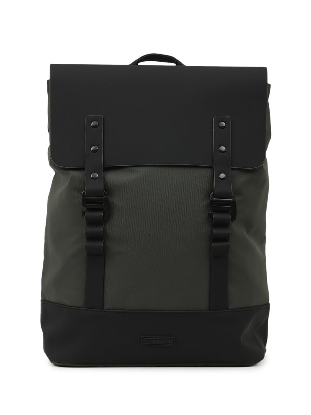

Snitch Men Solid Backpack with Compression Straps, Green