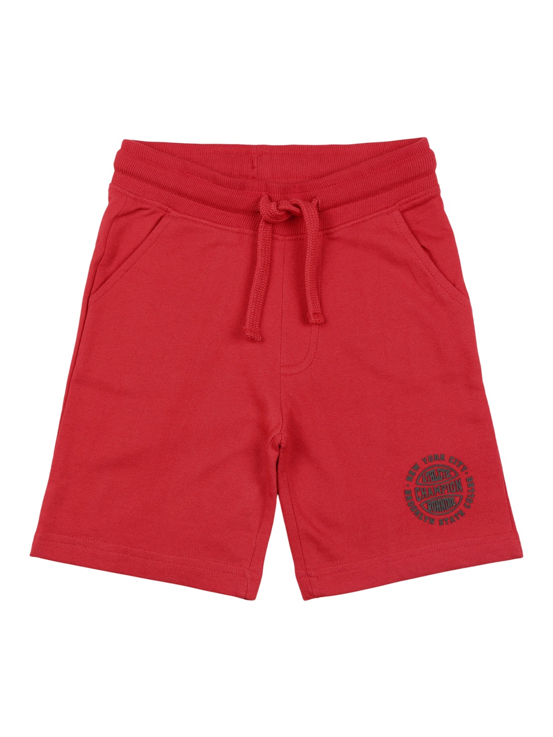 

Billion Boys Cotton Mid-Rise Regular Fit Shorts, Red