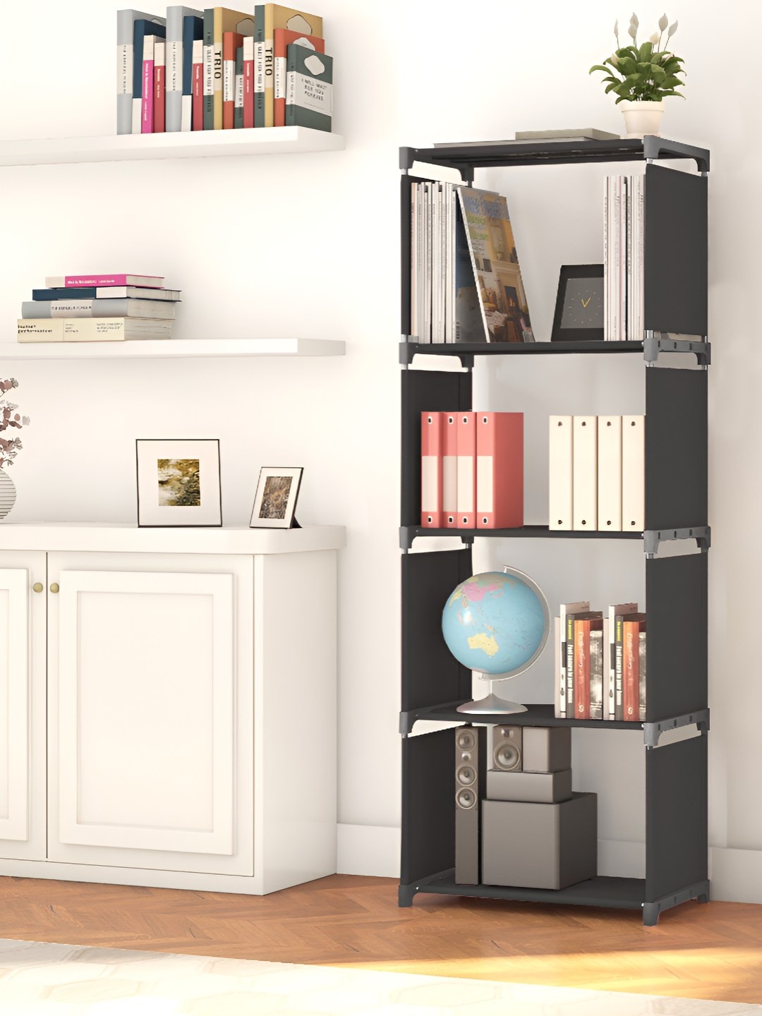 

Decent Hut Black 5 Shelves Bookcase
