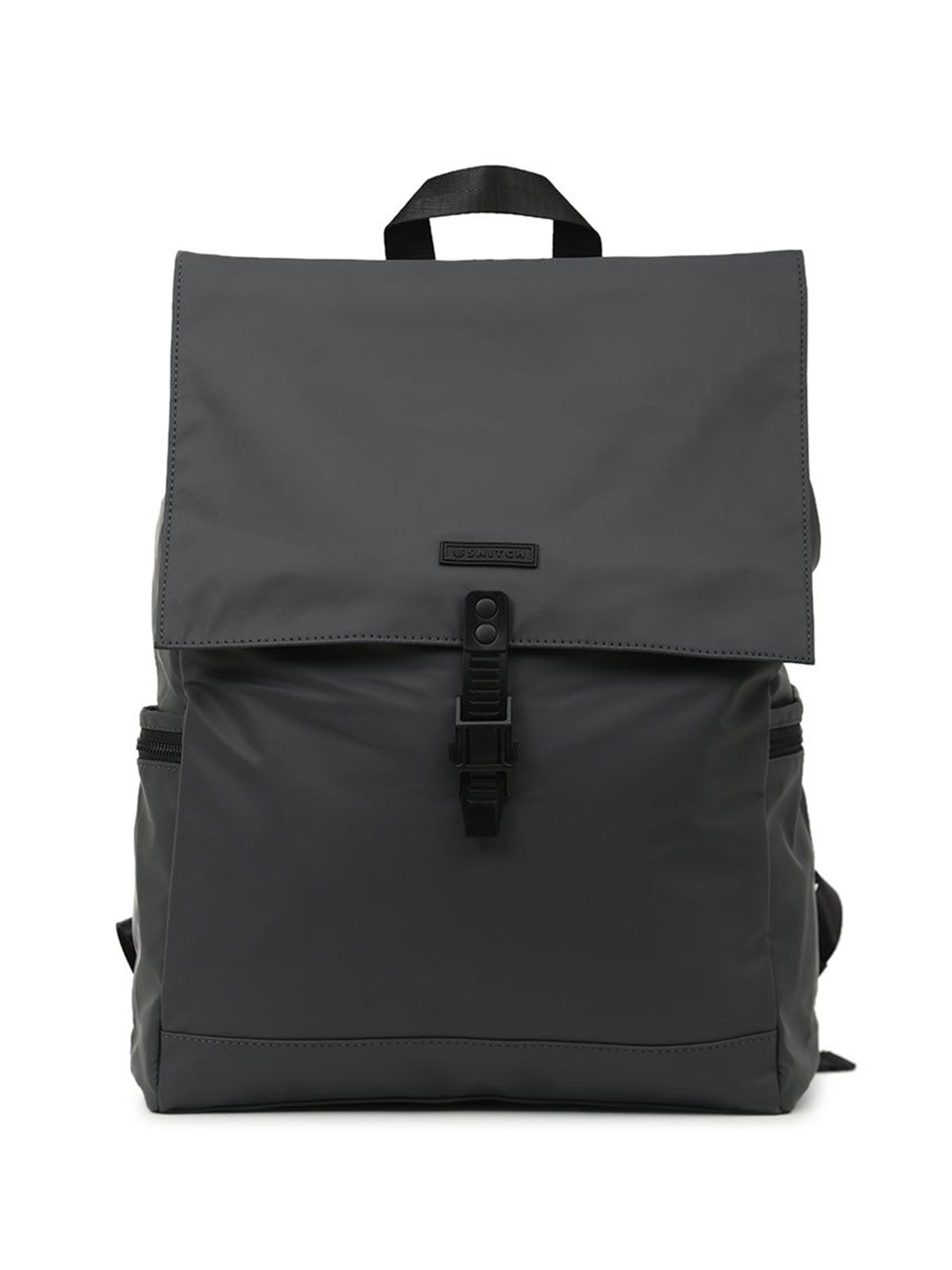

Snitch Men Solid Backpack with Compression Straps, Grey