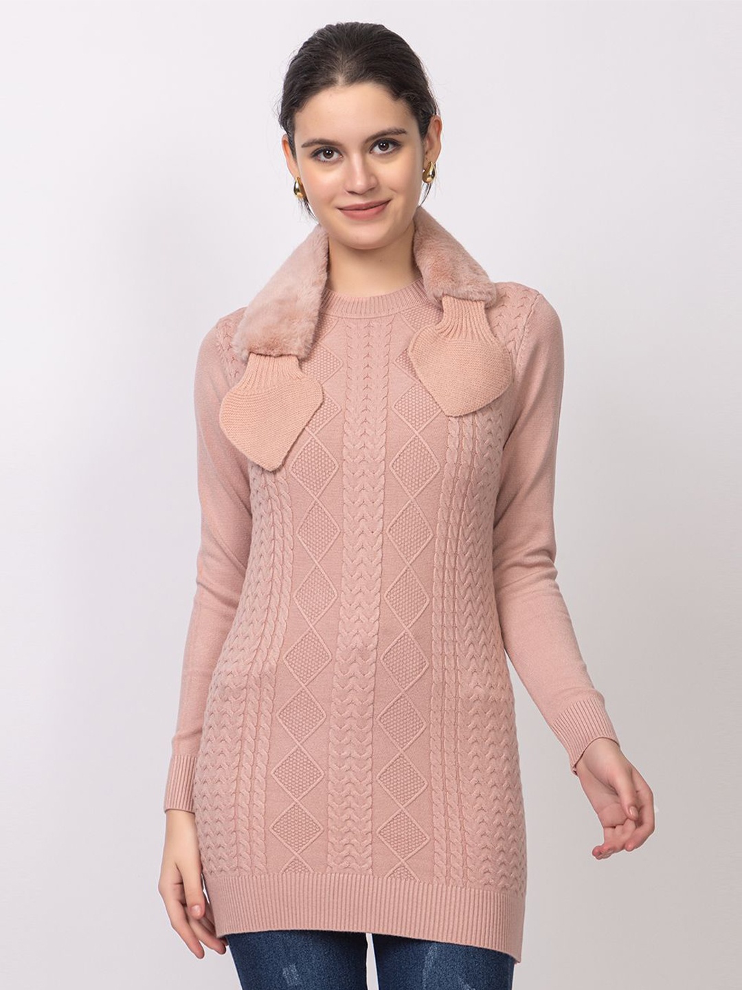 

Lory Woollen Tunic, Peach