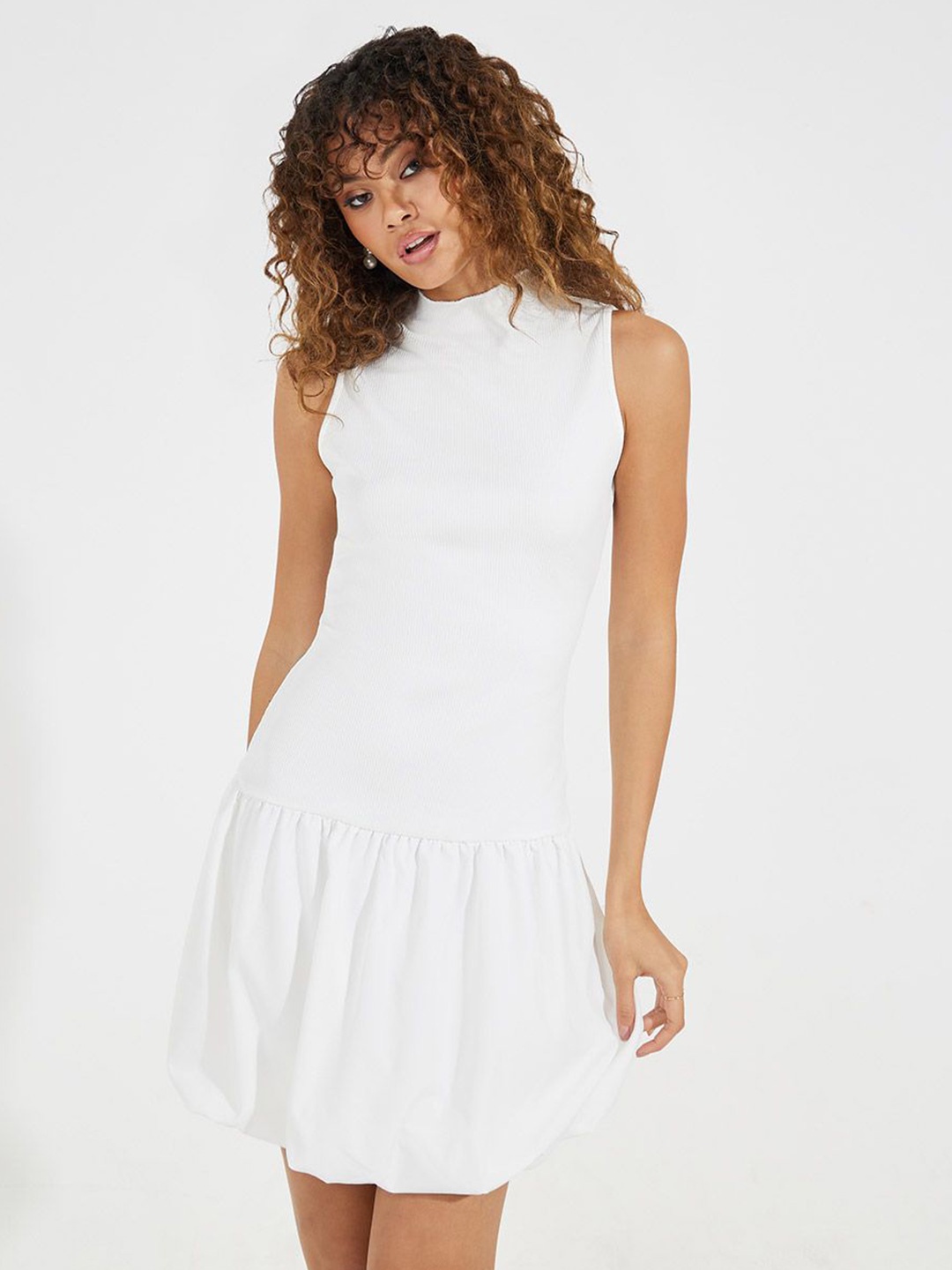 

Styli Bodycon Mini Dress, White