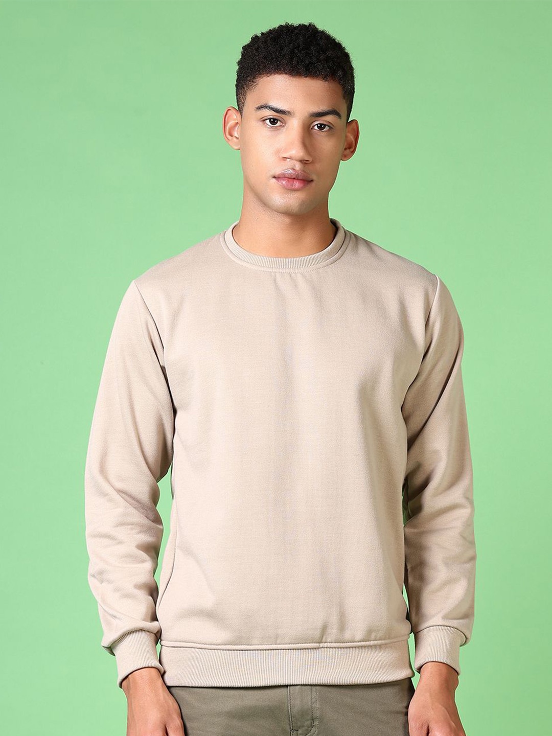 

V-Mart Men Sweatshirt, Beige