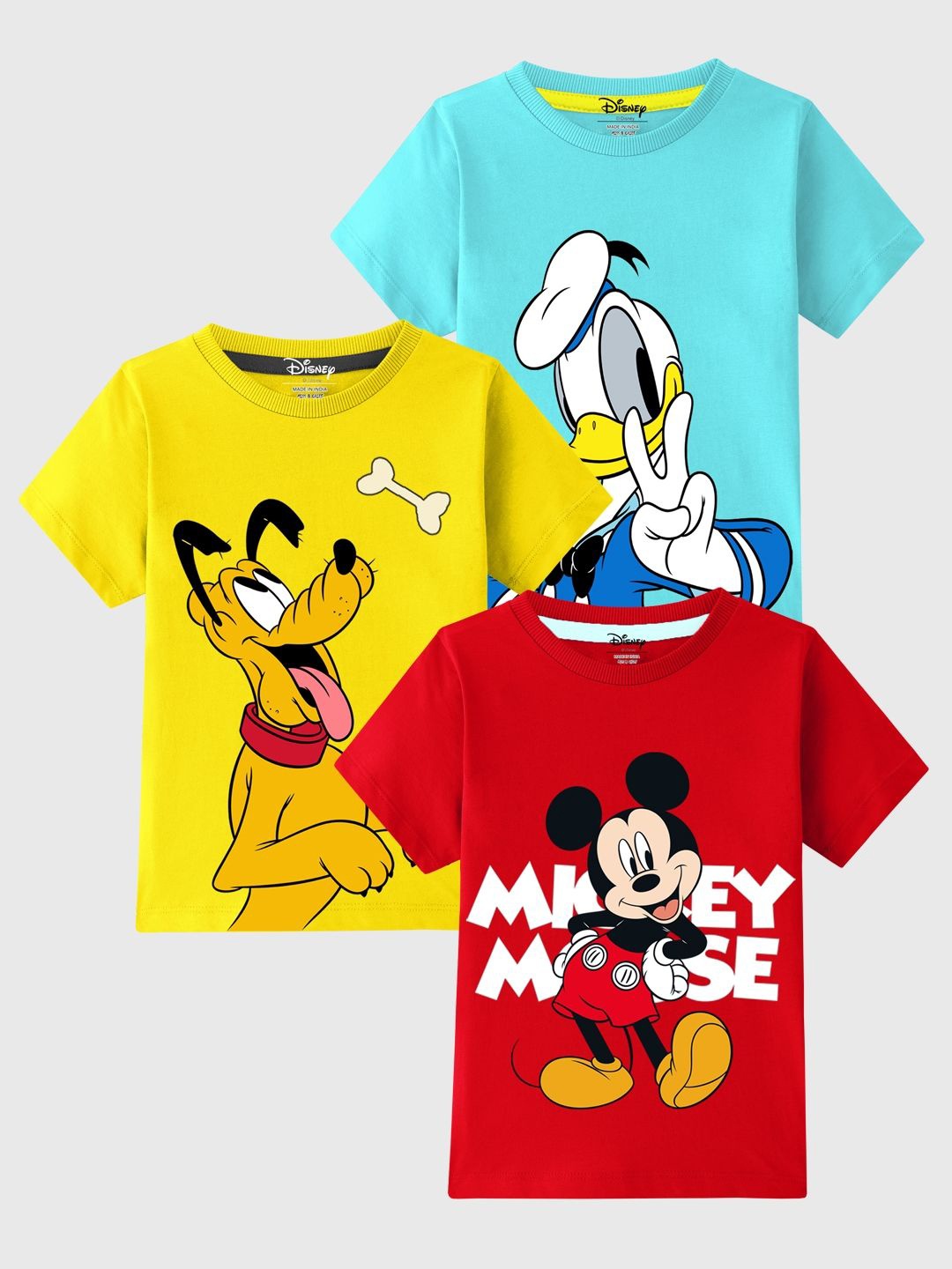 

Disney By Miss and Chief Boys 3 Printed Applique T-shirt, Multi