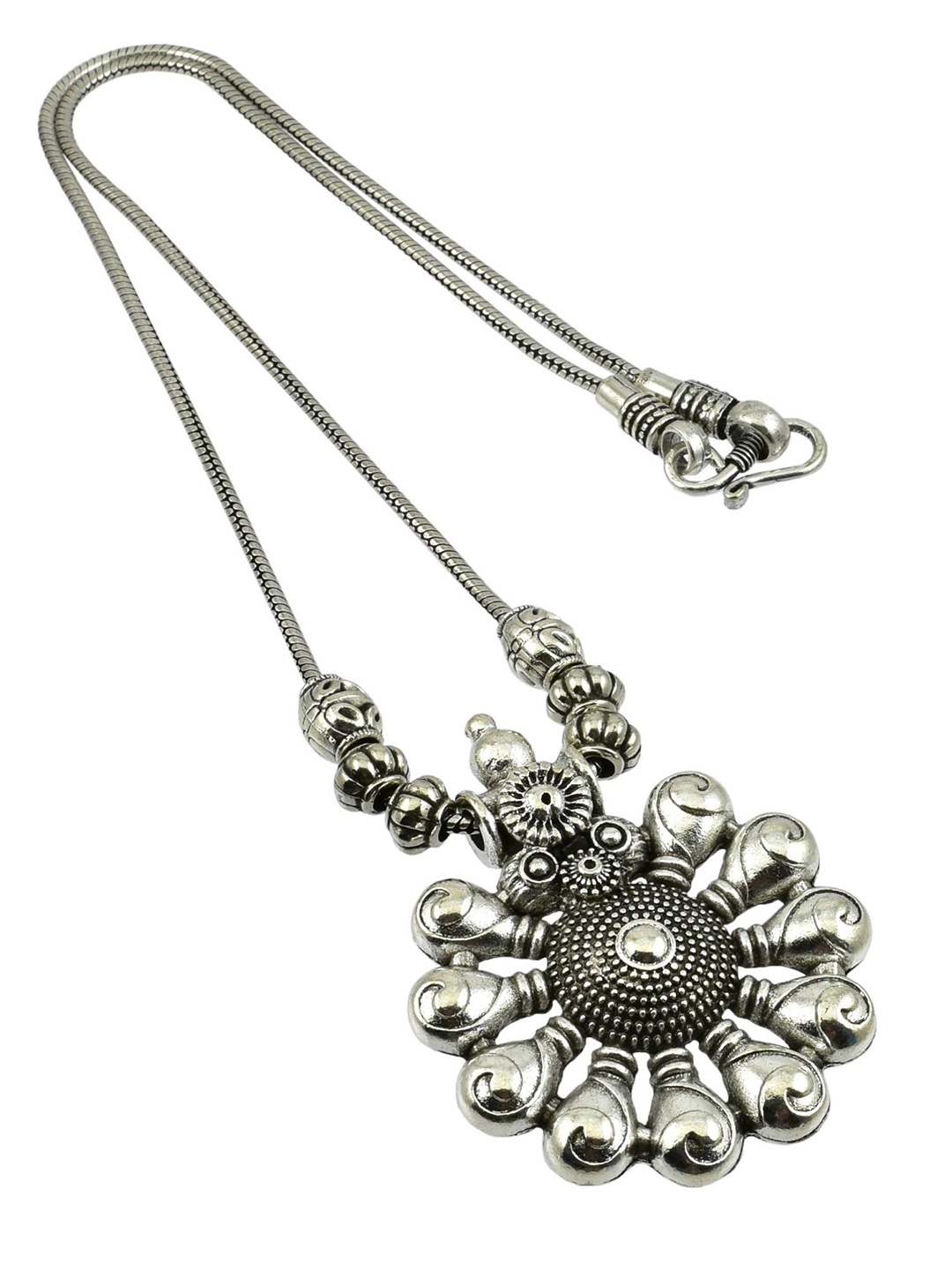 

HIGH TRENDZ Handcrafted Necklace, Silver