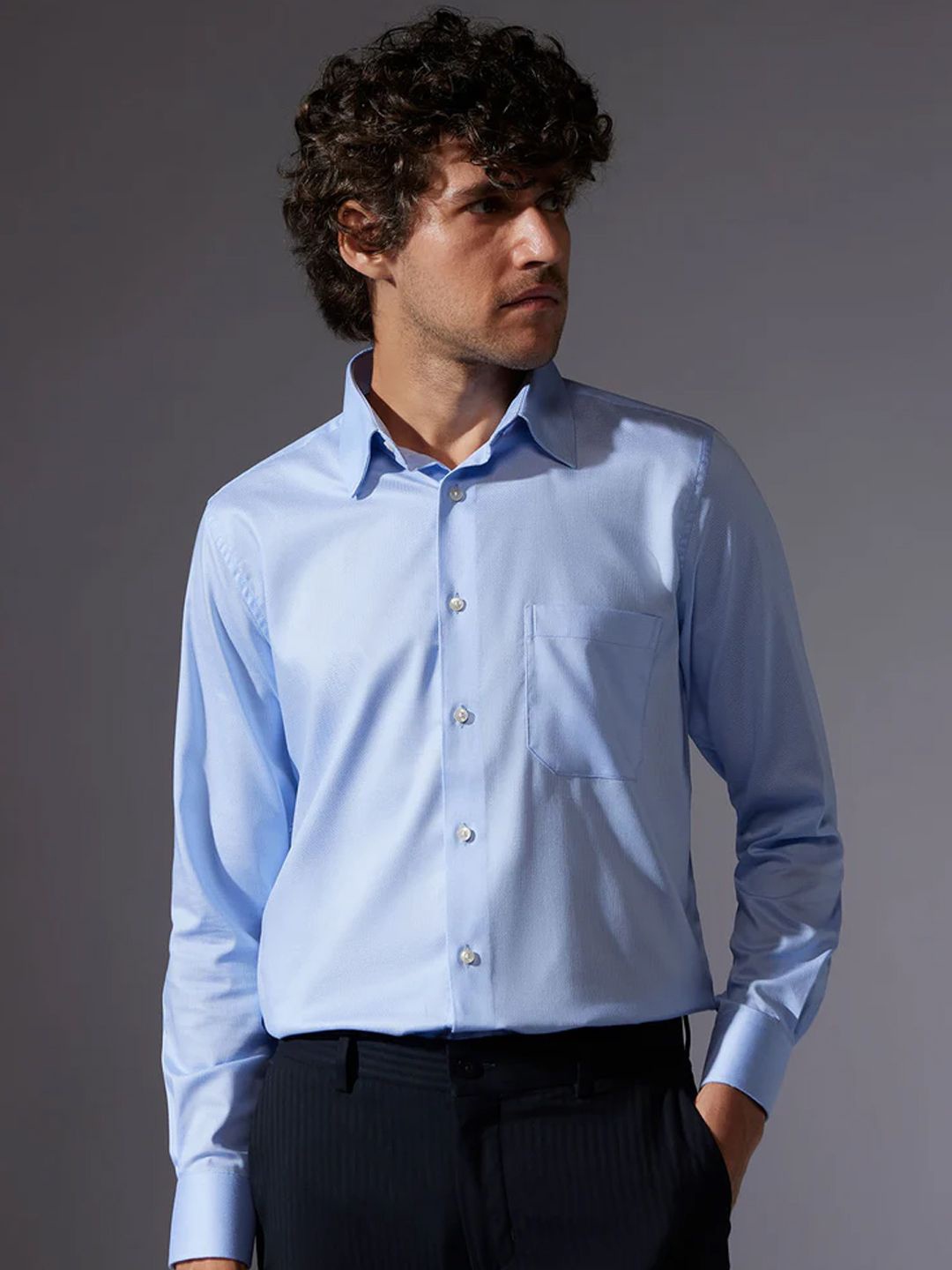 

Bombay Shirt Company Men Relaxed Opaque Casual Shirts, Blue