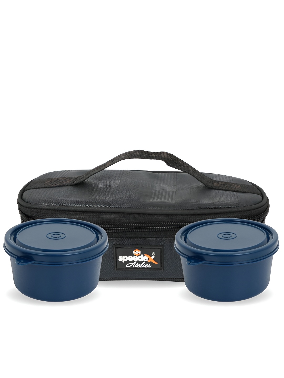 

Speedex Blue Stainless Steel Easy to Clean Lunch Box With Bag