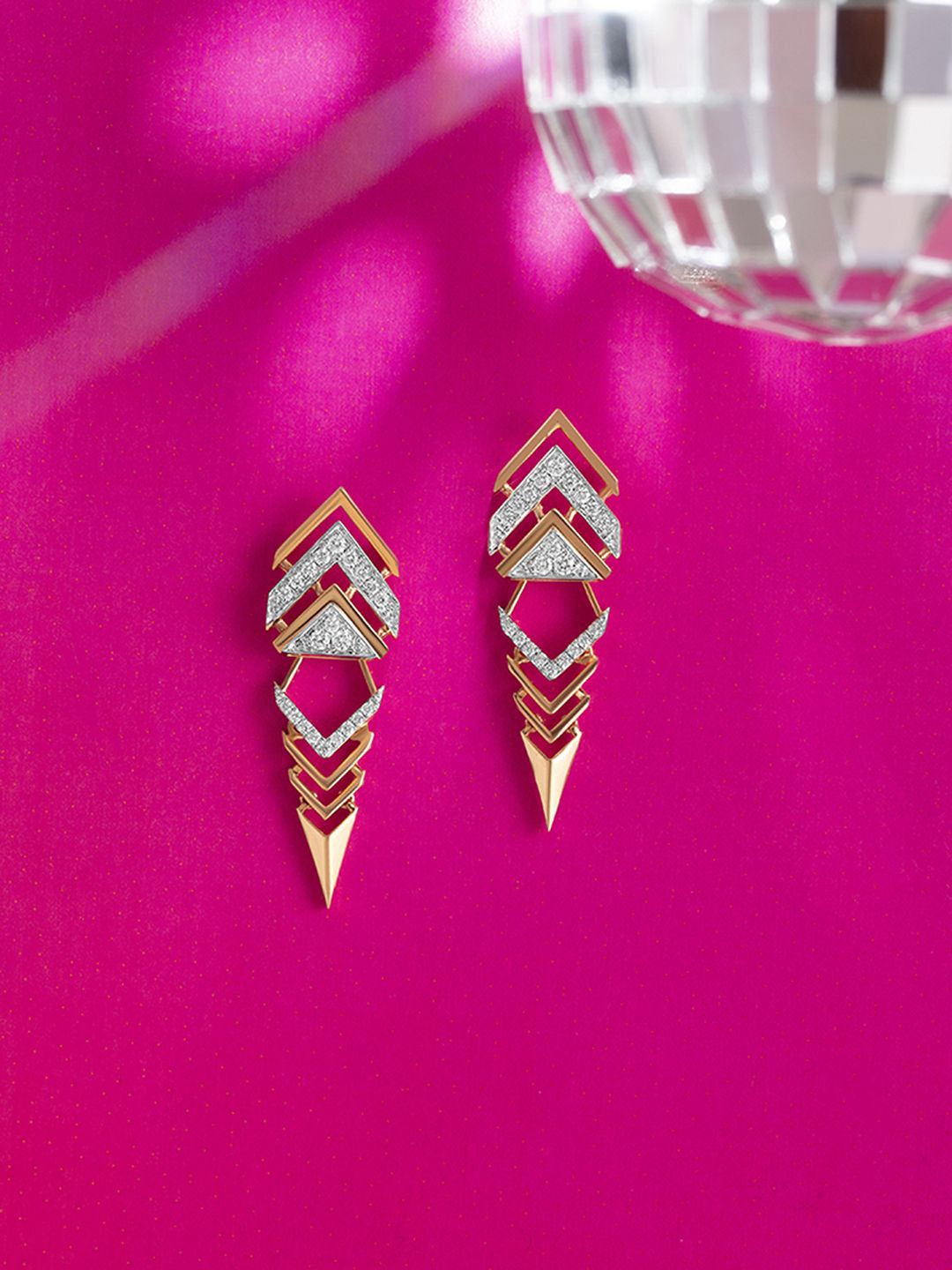 

Mia by Tanishq Women Gold Earrings -3.841 gm