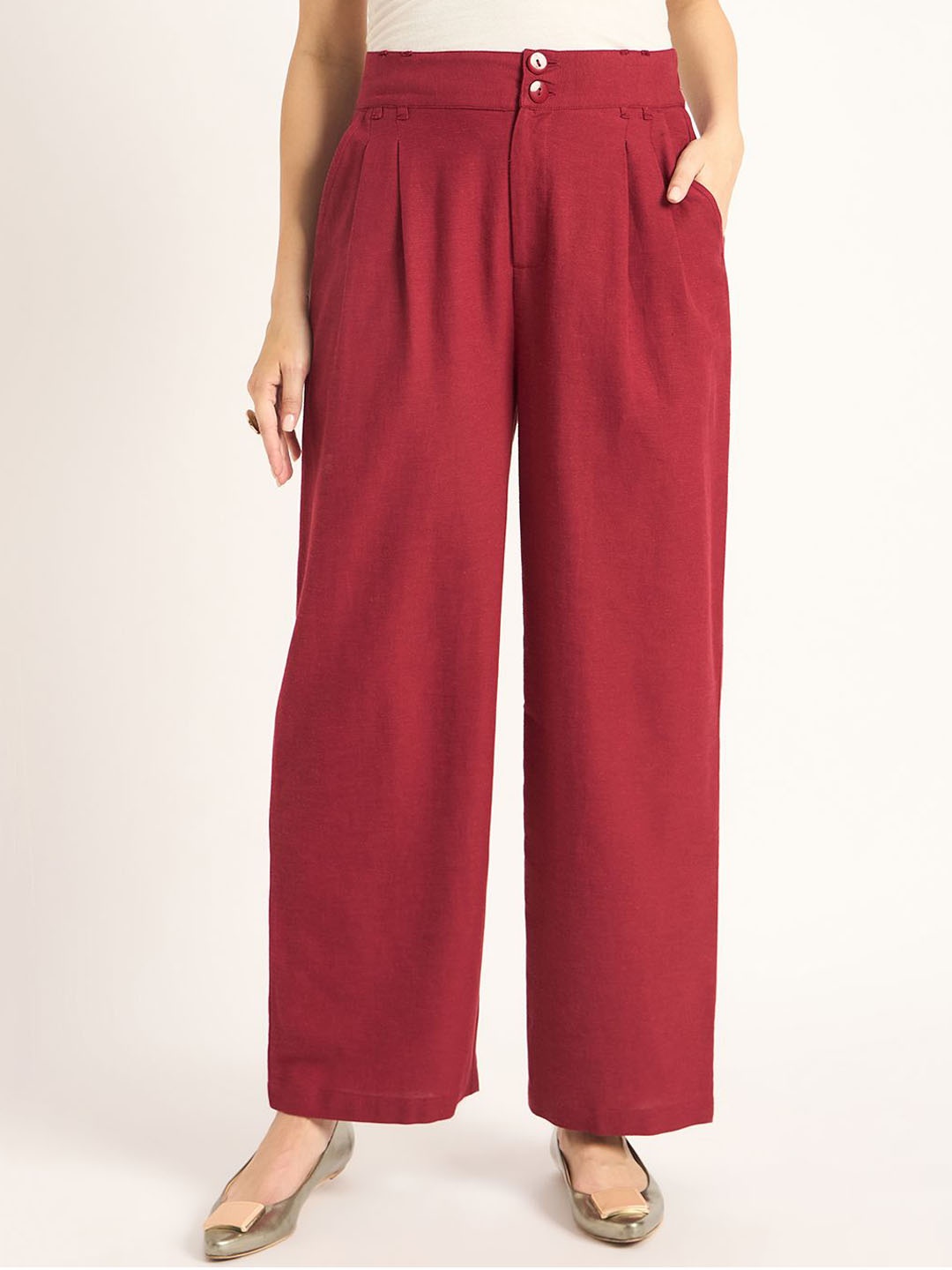 

FEMMELLA Women Original Trousers, Red