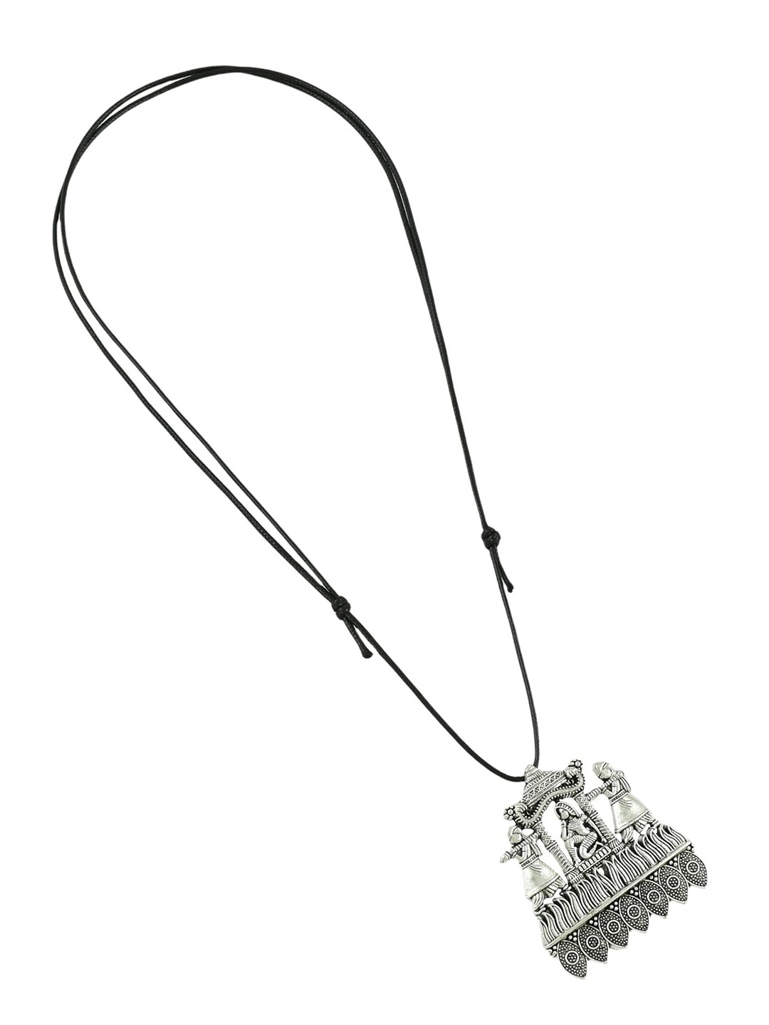 

HIGH TRENDZ Silver-Plated Handcrafted Necklace