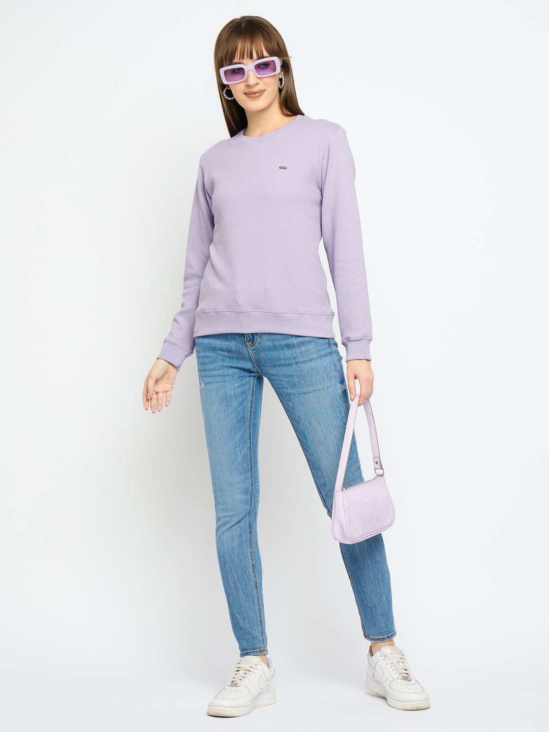 

UNEMODE Women Sweatshirt, Lavender