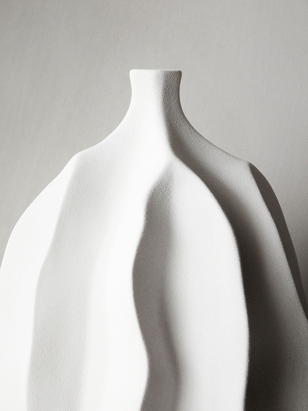 

H&M Stoneware Vase, White