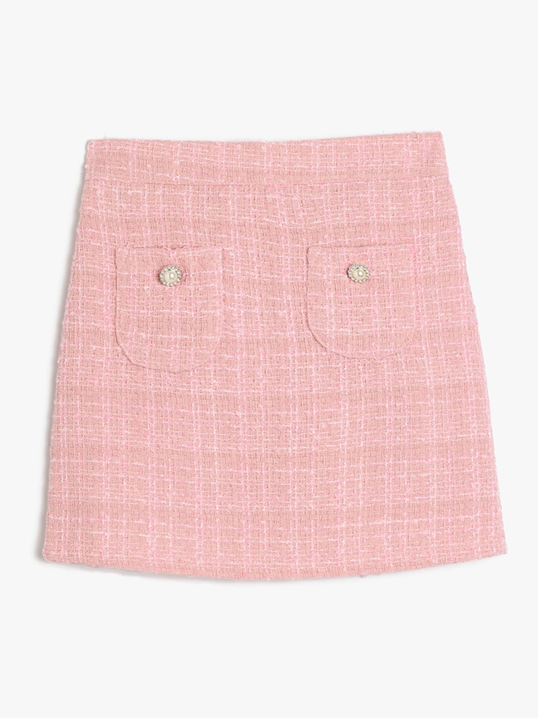 

Koton Girls Self Design A-Line Skirt, Pink