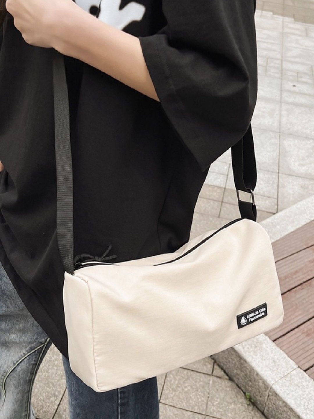 

StyleCast White Structured Stylish Crossbody Bag