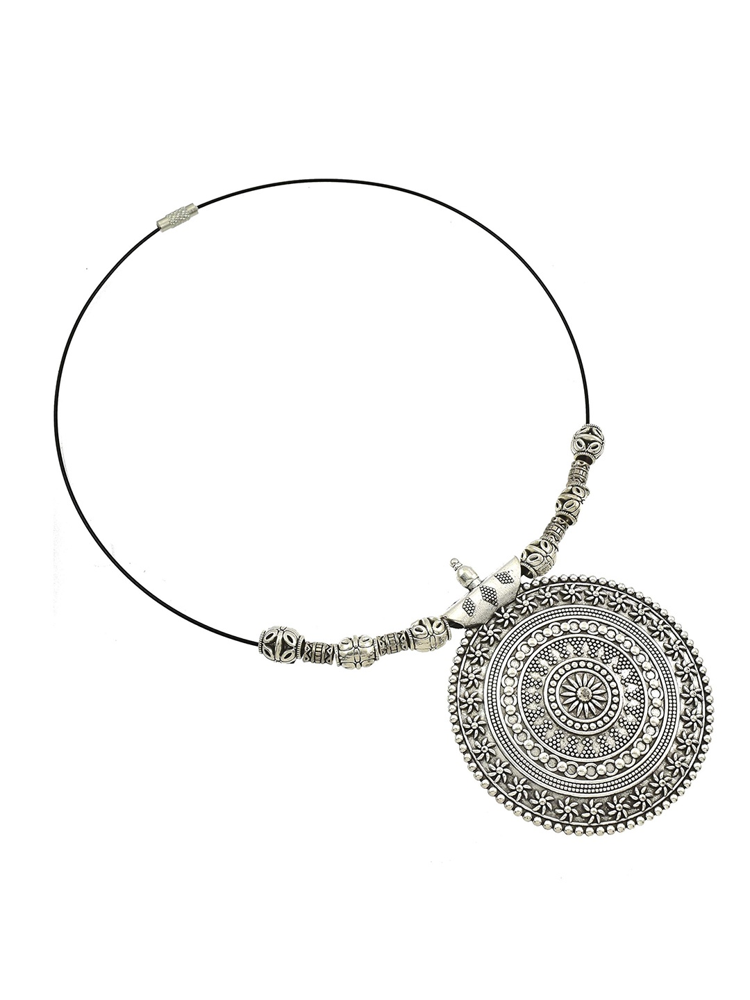 

HIGH TRENDZ Silver-Plated Handcrafted Necklace