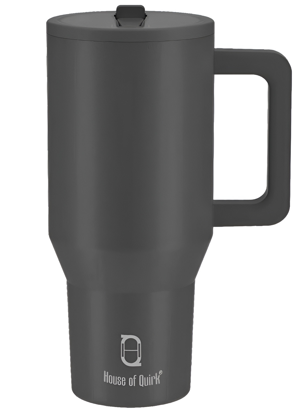 

HOUSE OF QUIRK Black Single Stainless Steel Double Wall Vacuum Tumbler with Handle 1.2 L