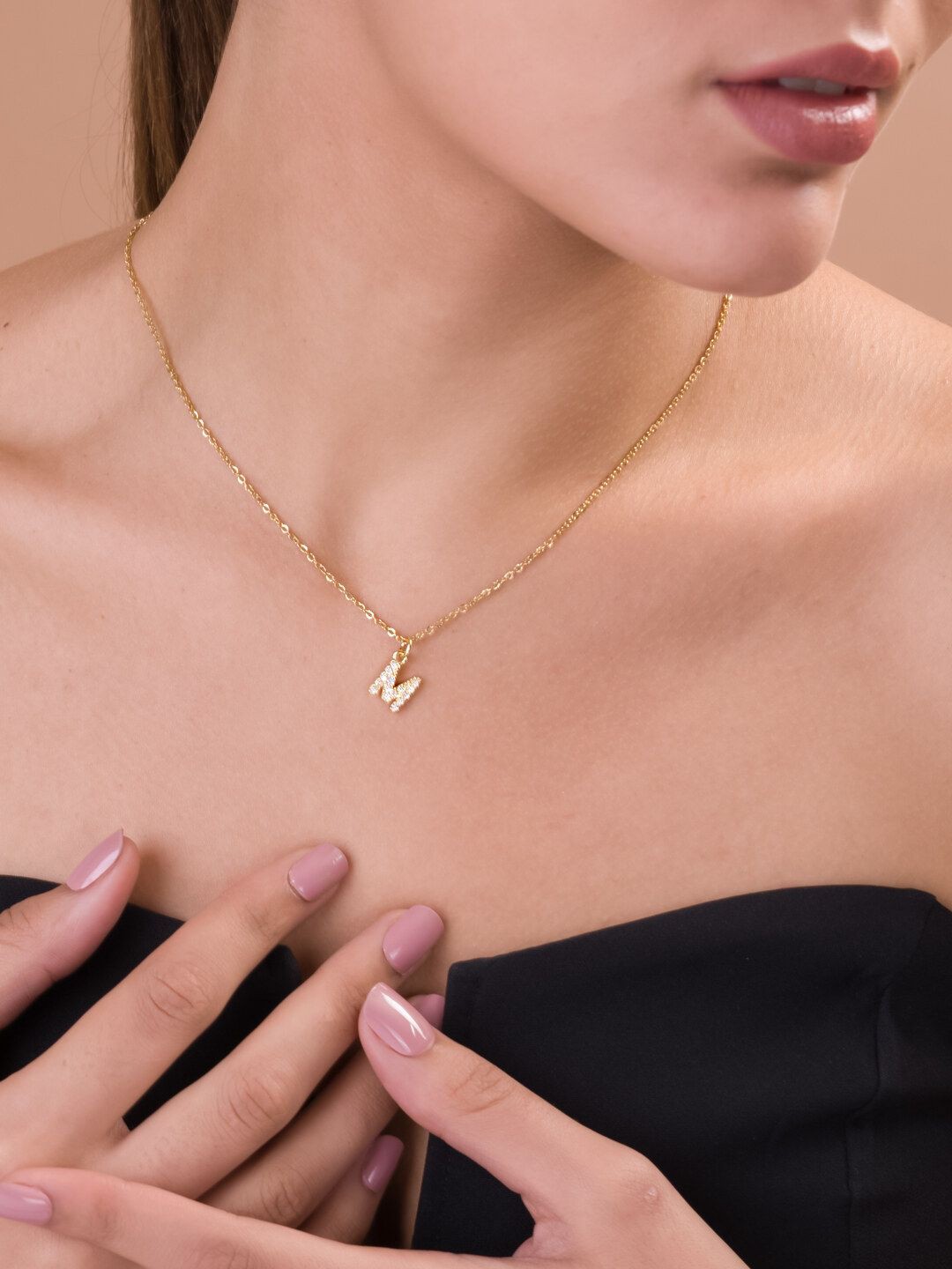 

PALMONAS Gold-Plated Necklace