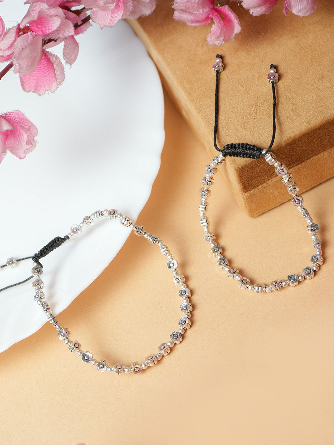

VIRAASI Silver-Plated Anklet