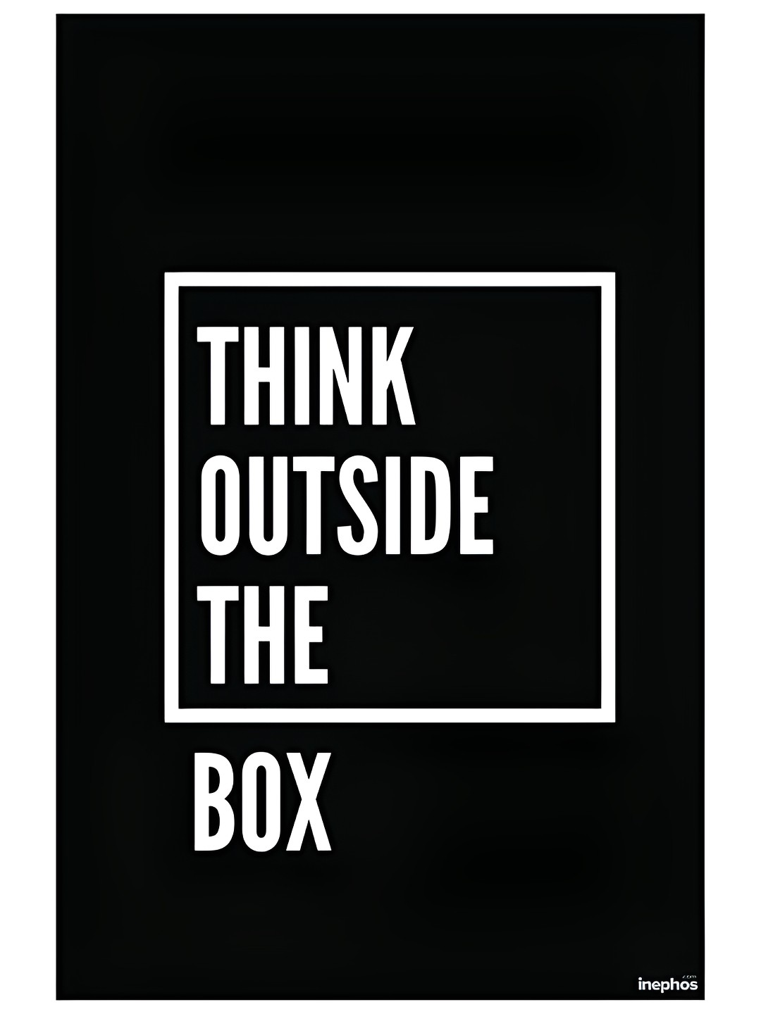 

Inephos Black & White Printed Paper Creative Artwork Wall Poster