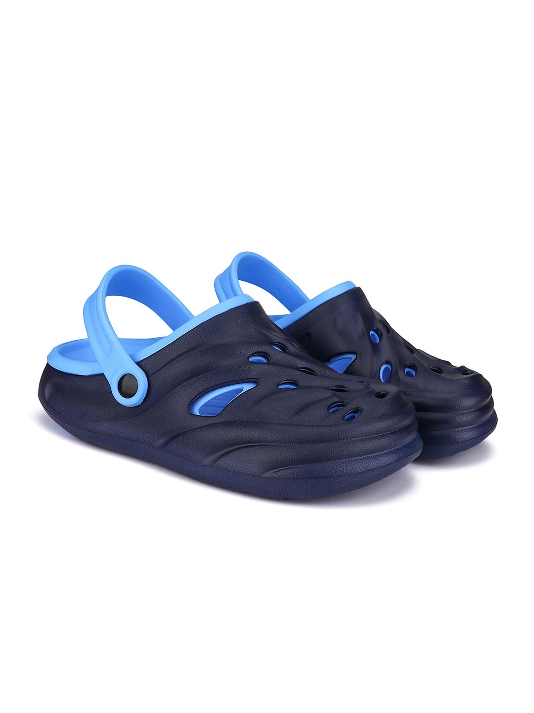 

BERSACHE Men Ultra Soft Technology Clogs Rubber Sandals, Navy blue