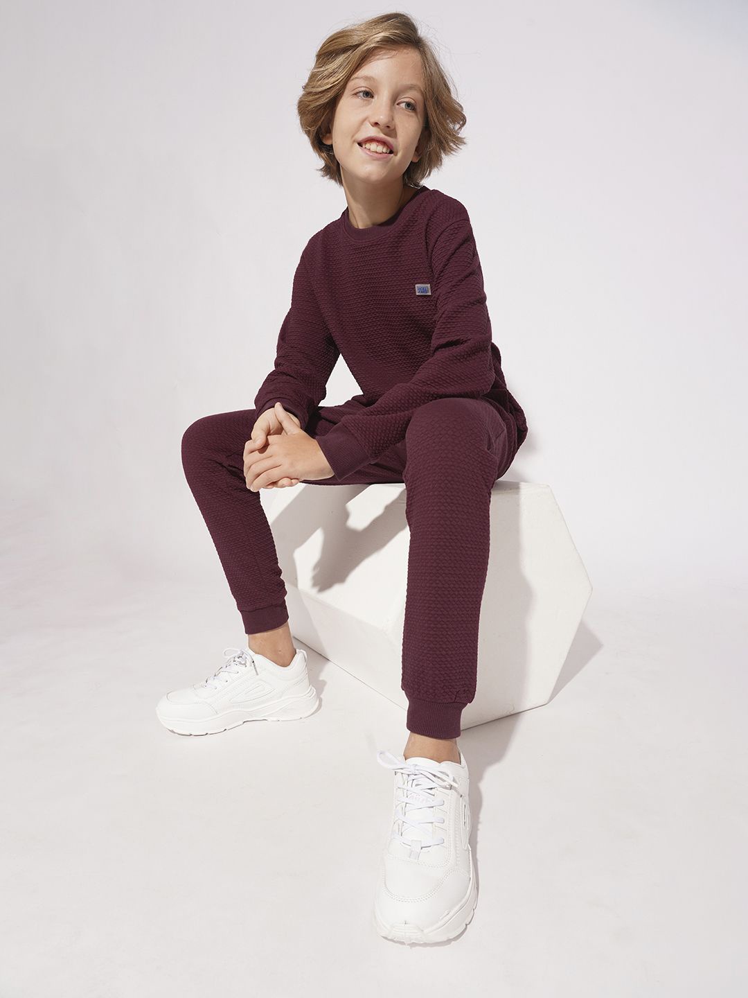 

Jack & Jones Junior Boys Sweatshirt, Maroon