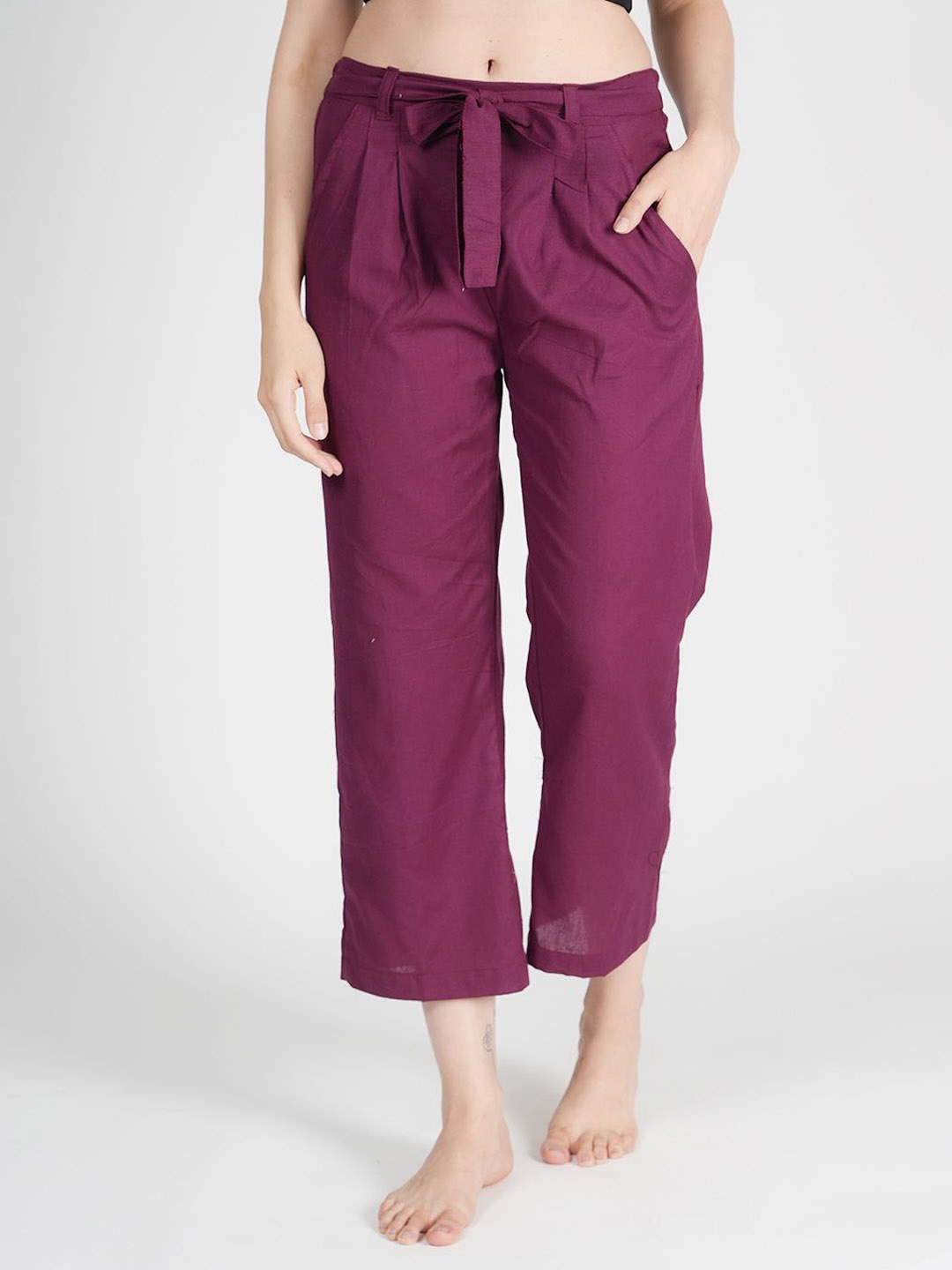 

Style Shoes Women Mid-Rise Lounge Pants, Maroon