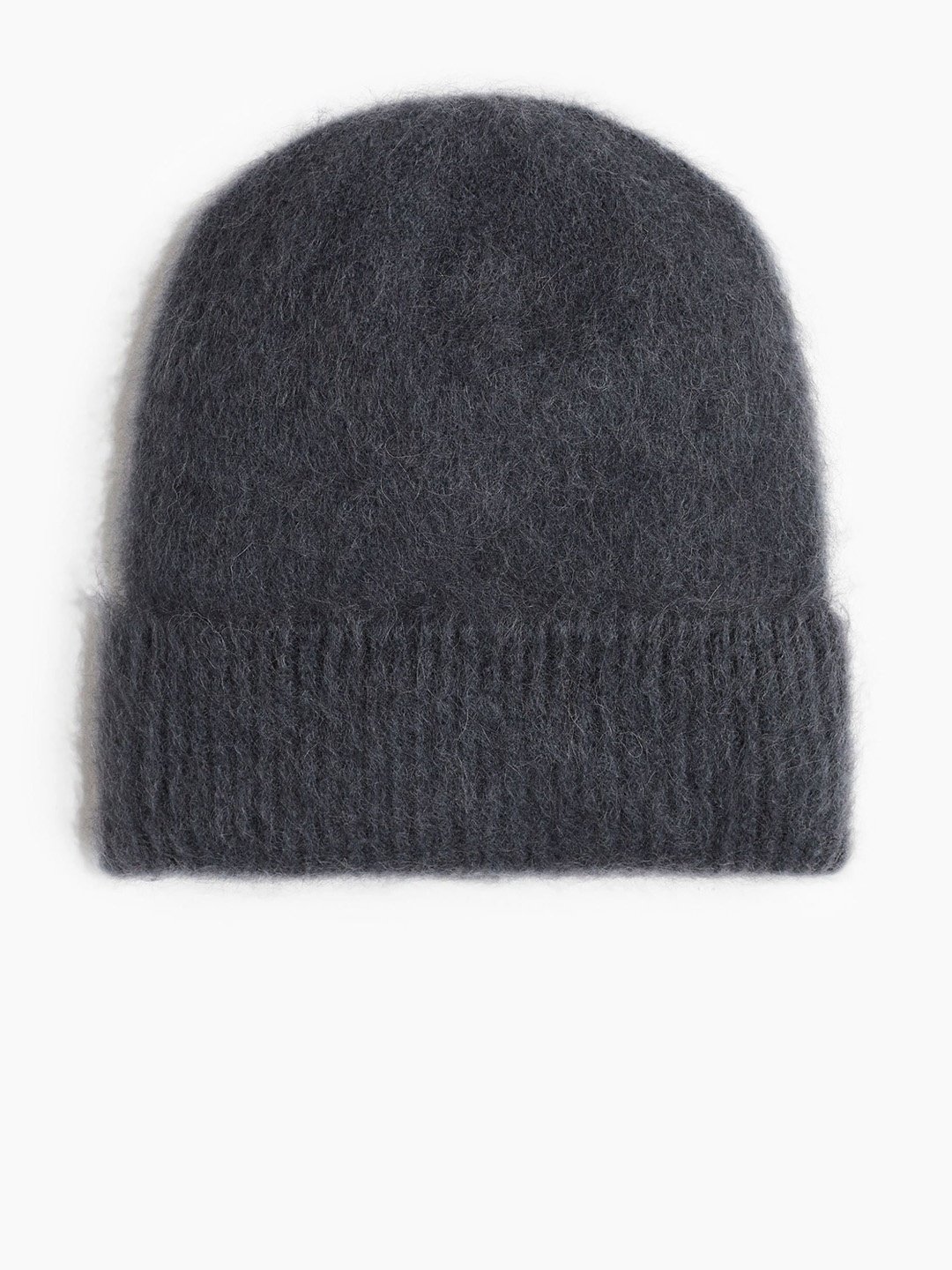 

H&M Mohair-Blend Beanie, Grey