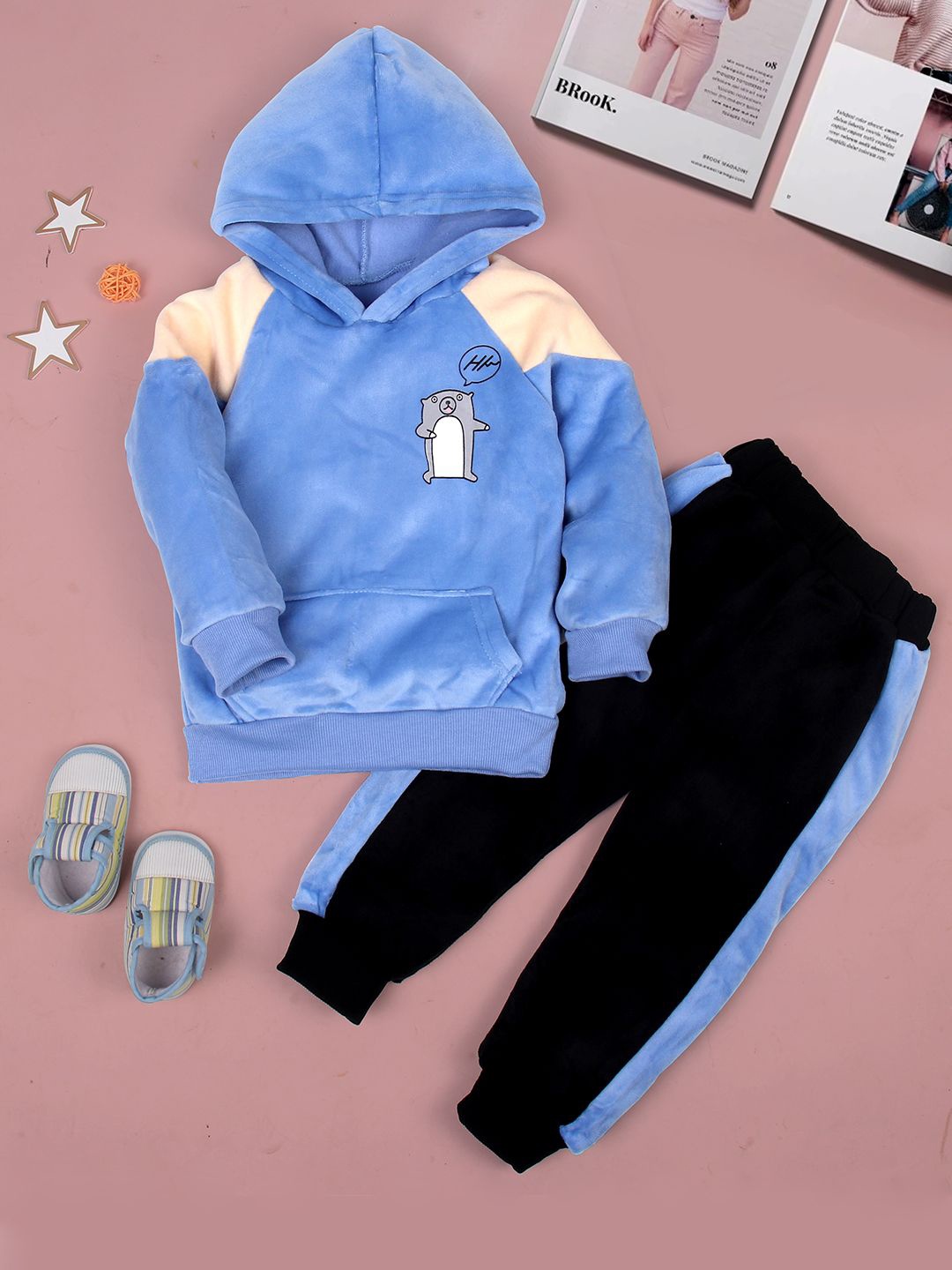 

Bold N Elegant Unisex Kids Embellished, Blue