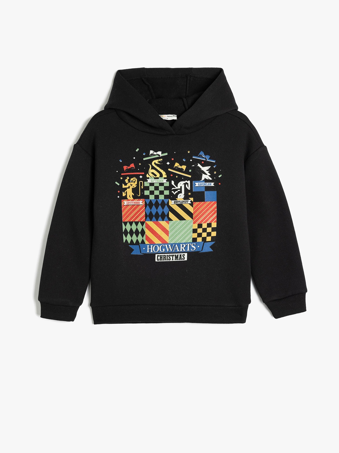 

Koton Boys Printed Sweatshirt, Black