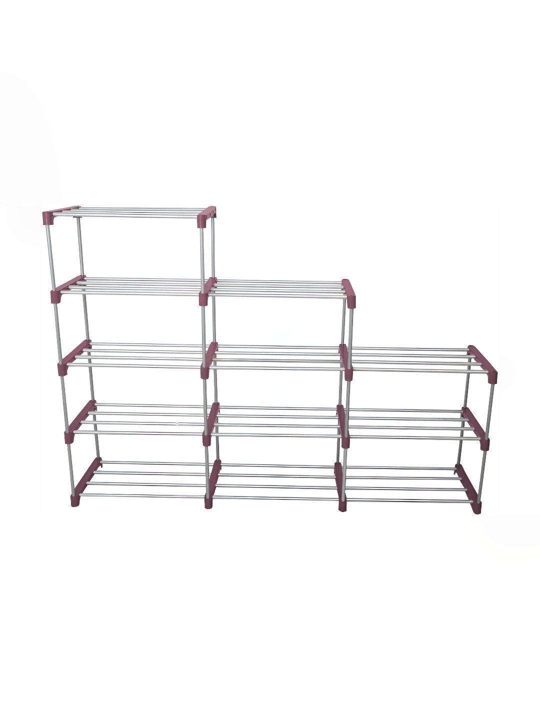 

Decent Hut Red 12 Layer Stainless Steel Shoe Rack