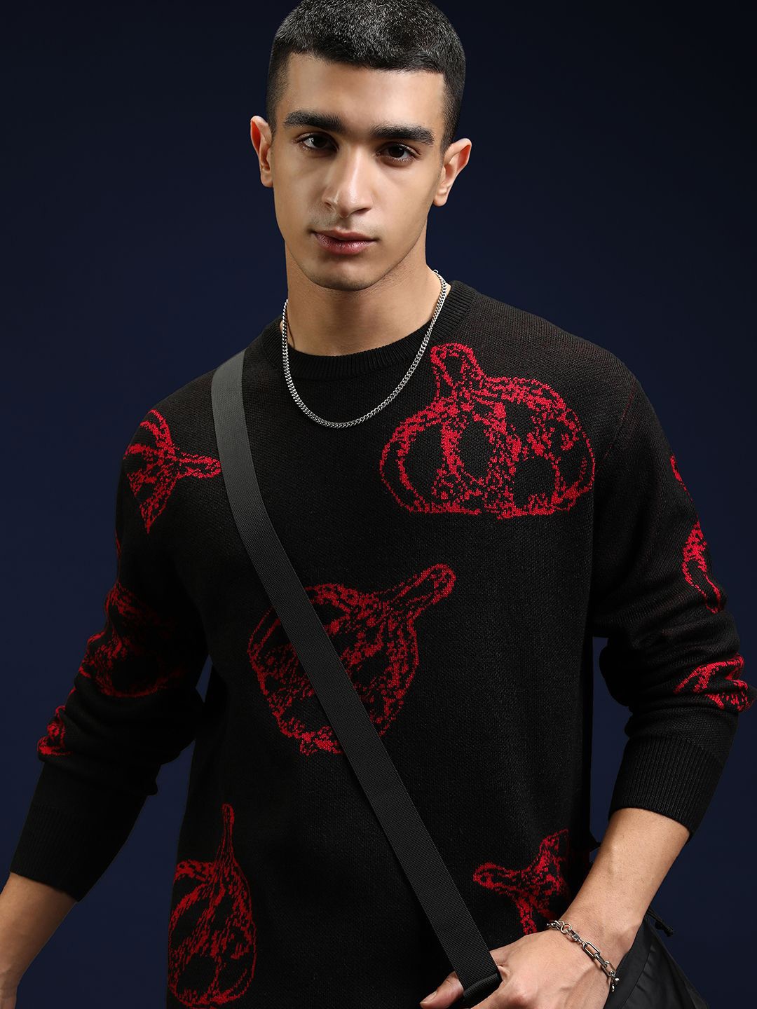 

HIGHLANDER Men Pullover, Black