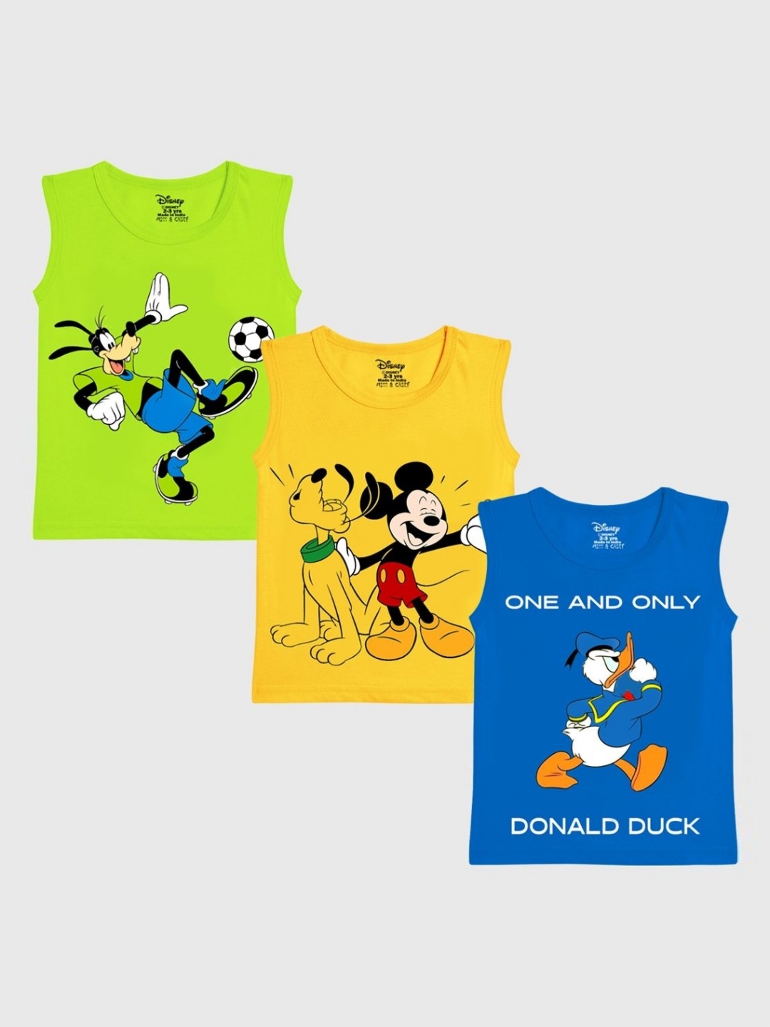 

Disney By Miss and Chief Boys 3 Printed Applique T-shirt, Multi