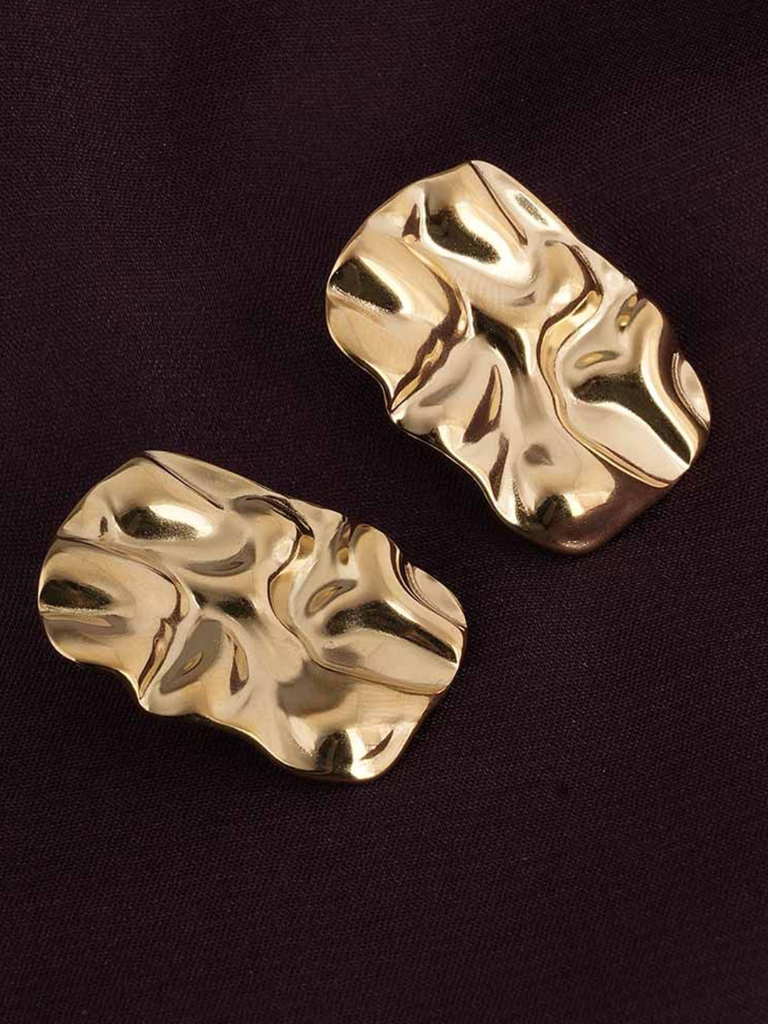 

PALMONAS Classic Studs Earrings, Gold