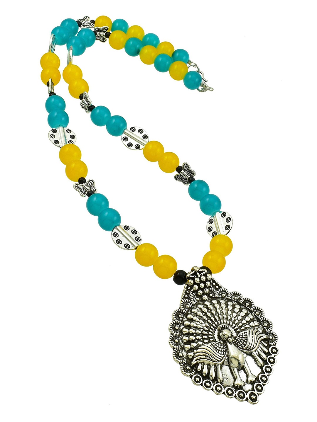 

HIGH TRENDZ Handcrafted Necklace, Silver