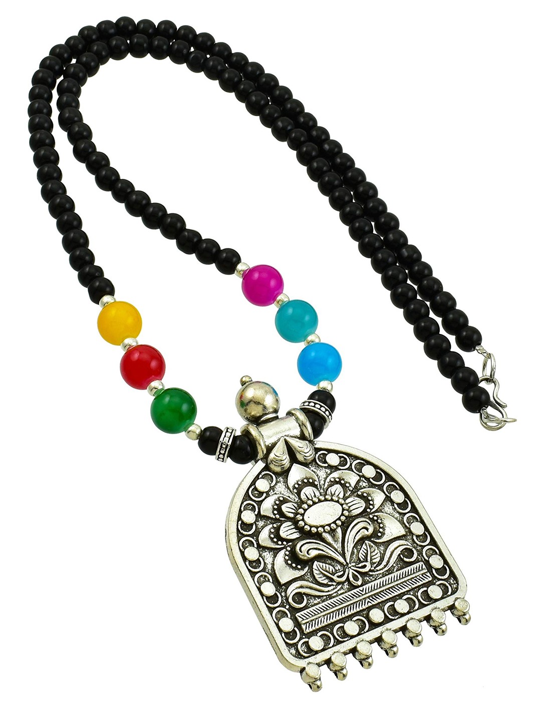 

HIGH TRENDZ Silver-Plated Handcrafted Necklace