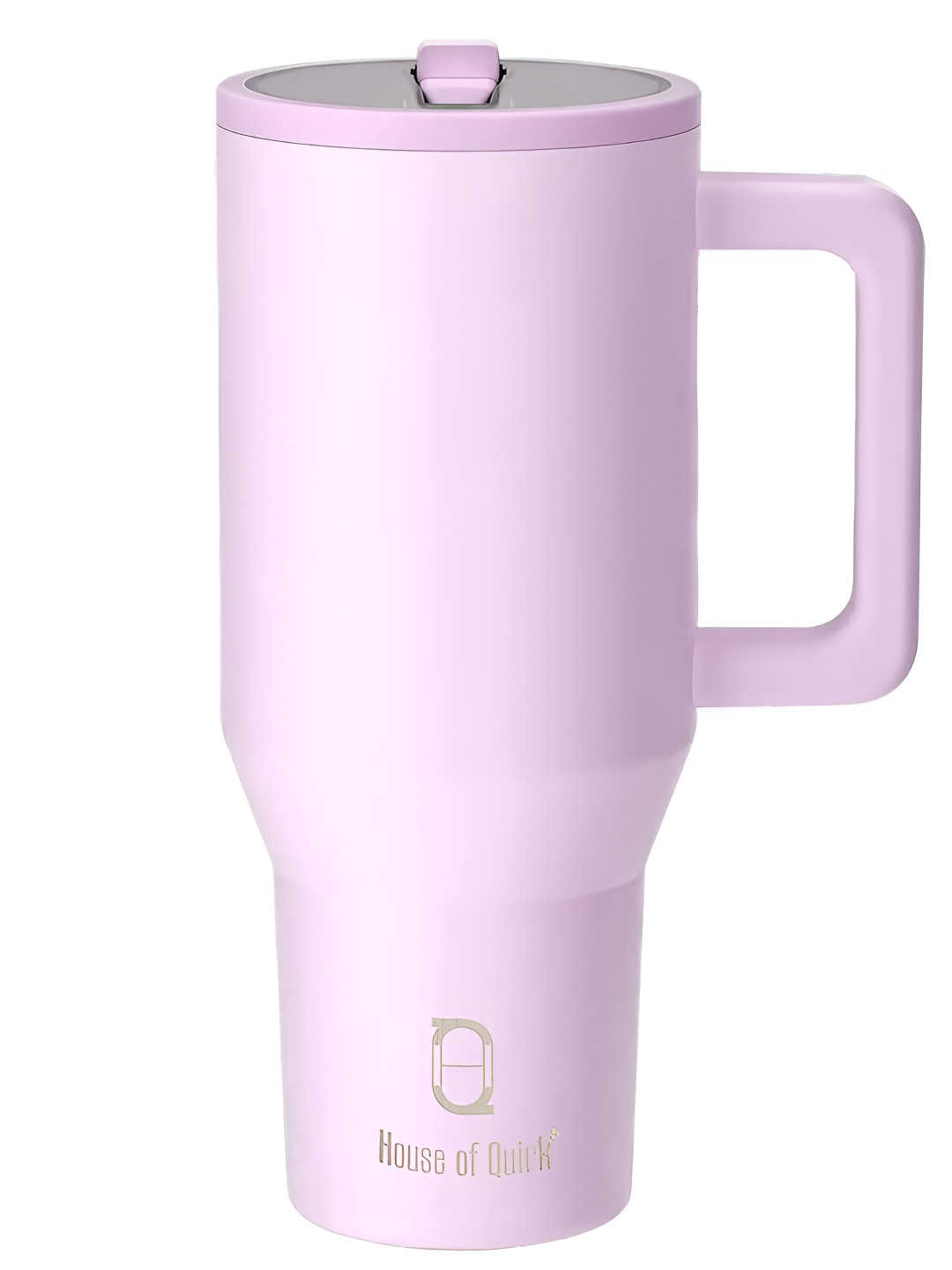 

HOUSE OF QUIRK Purple Single Stainless Steel Double Wall Vacuum Tumbler with Handle 1.2 L