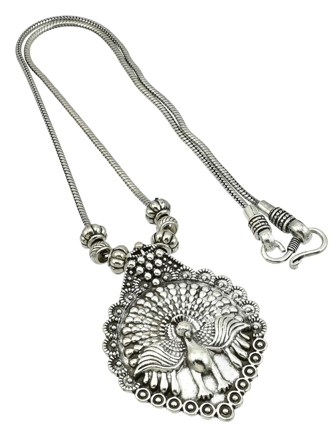 

HIGH TRENDZ Silver-Plated Handcrafted Necklace