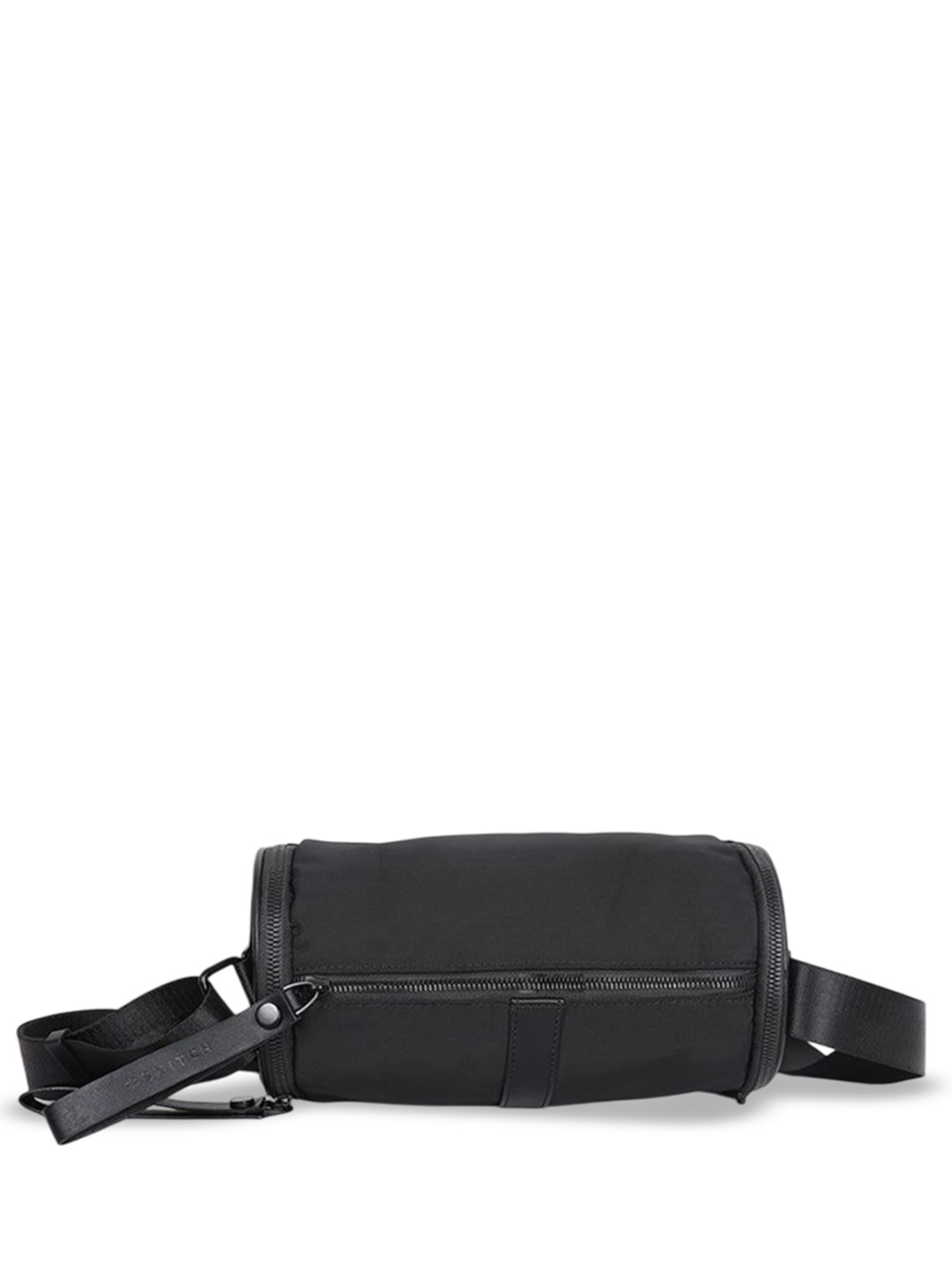 

Snitch PU Structured Sling Bag, Black