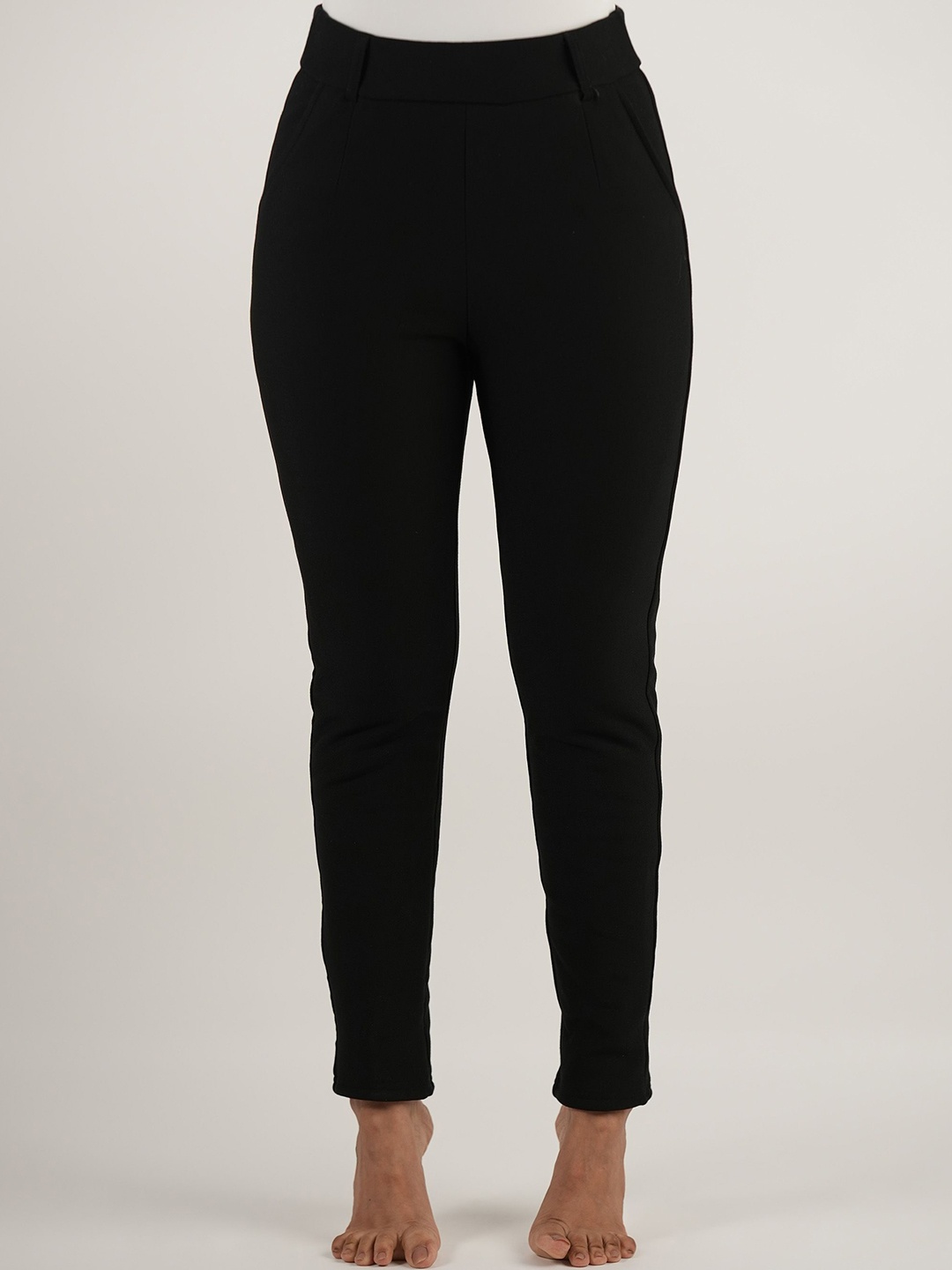 

Theater Women High-Rise Thermal Bottoms, Black