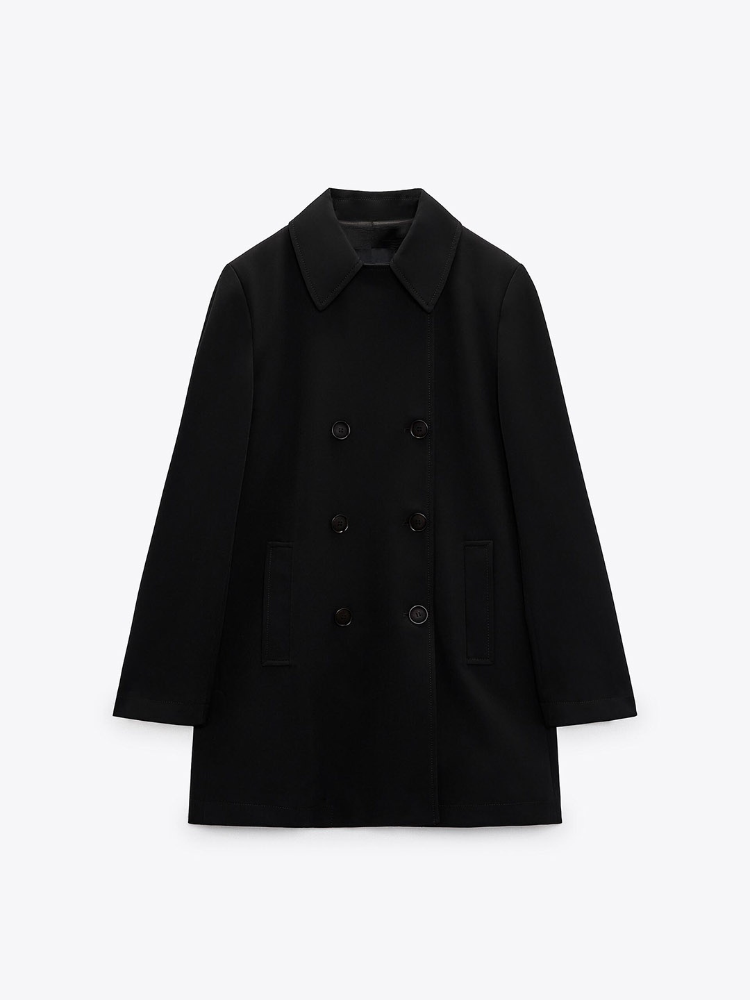 

ZARA Women Rain Jacket, Black