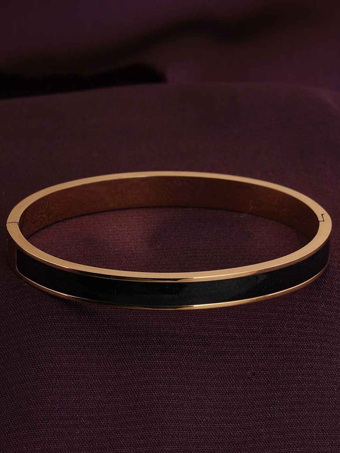 

PALMONAS Women Gold-Plated Bangle-Style Bracelet
