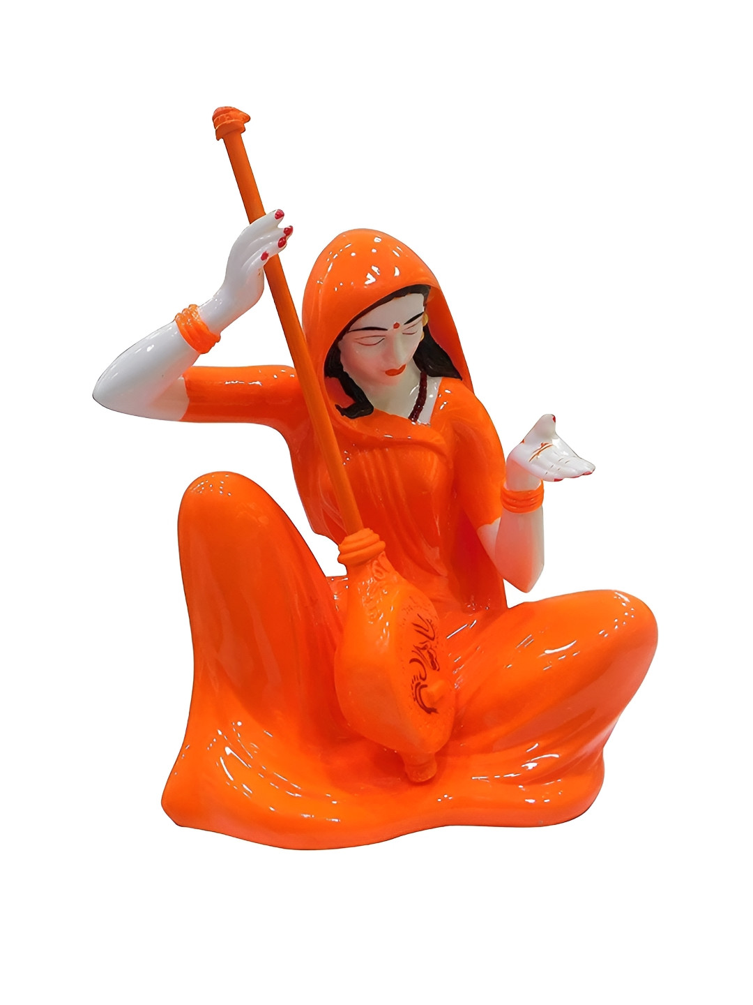 

Vrinban International Orange Religious Figurine Showpiece